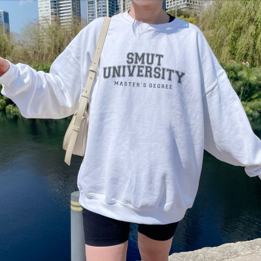 Smut University: Master’s Degree Crewneck Sweatshirt - Thespicyromancebookclub LLC