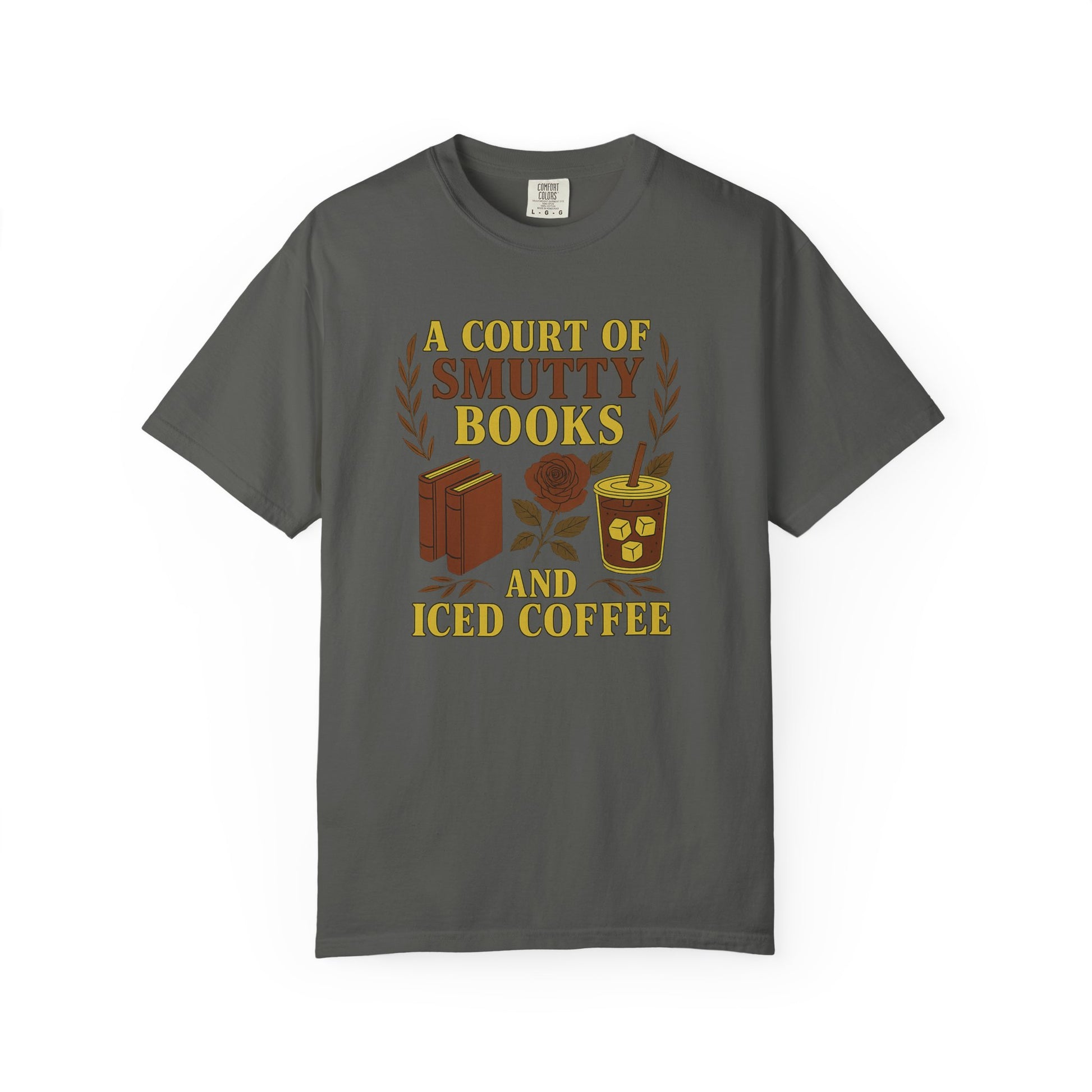 A Court Of Smutty Books And Iced Coffee T-shirt - Thespicyromancebookclub LLC