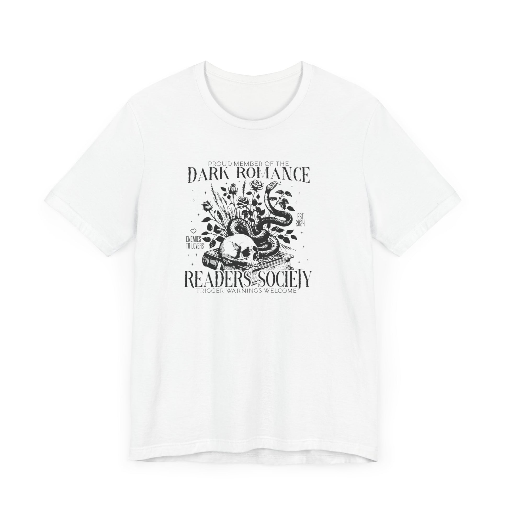 The Dark Romance Readers Society” Bella + Canvas T-shirt - Thespicyromancebookclub LLC