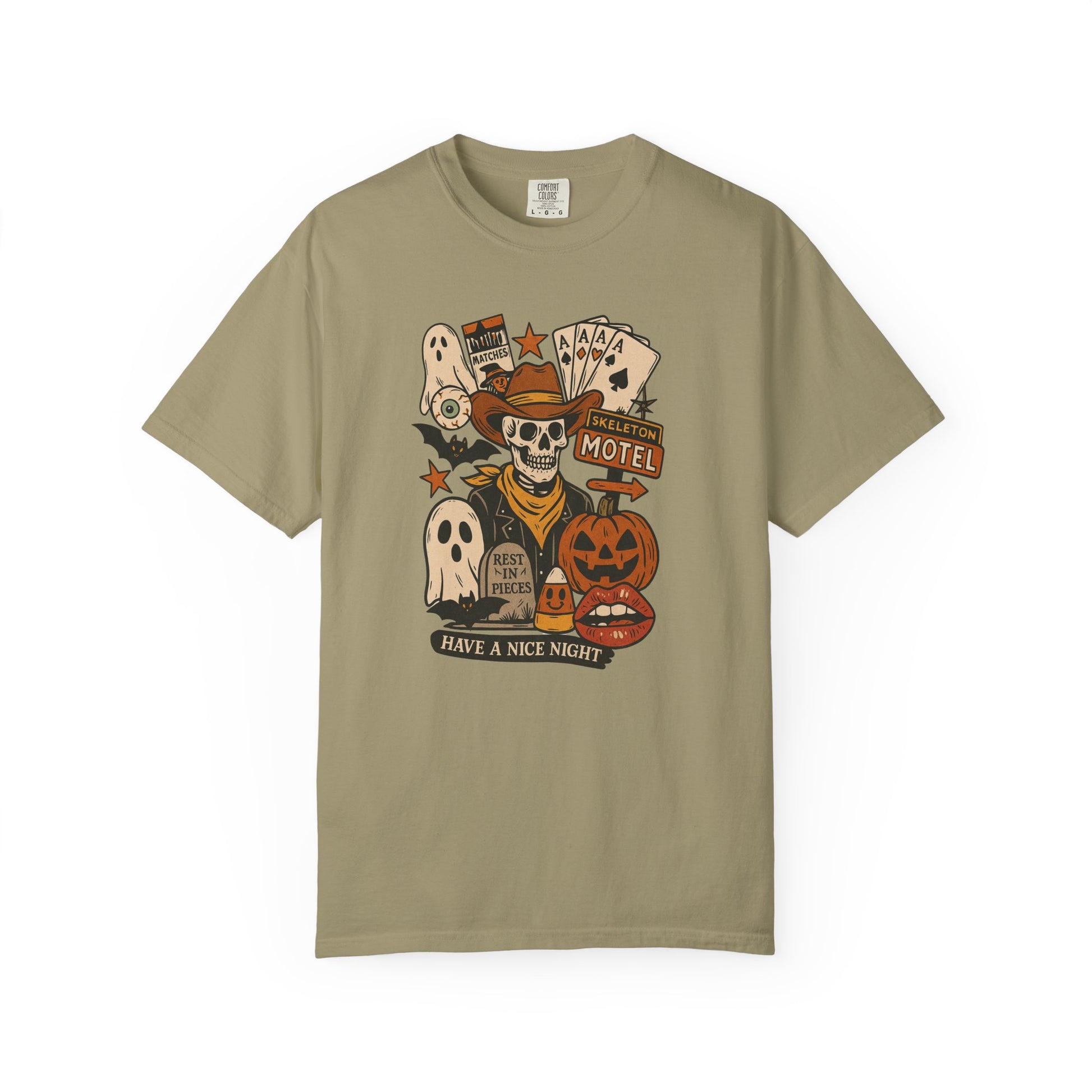 Halloween Motel Comfort Colors T-Shirt - Thespicyromancebookclub LLC