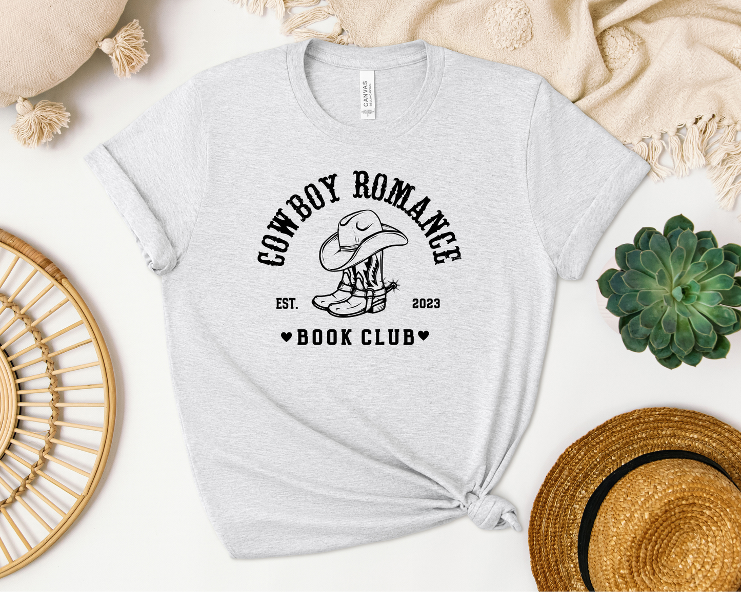 Cowboy Romance T-shirt - Thespicyromancebookclub LLC