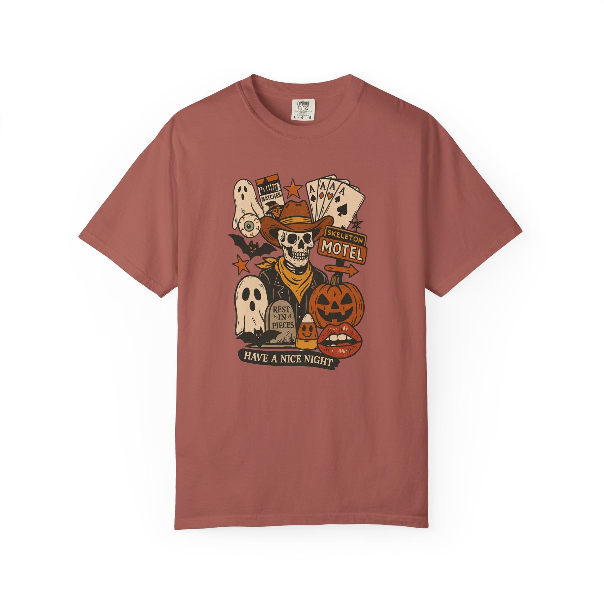 Halloween Motel Comfort Colors T-Shirt - Thespicyromancebookclub LLC