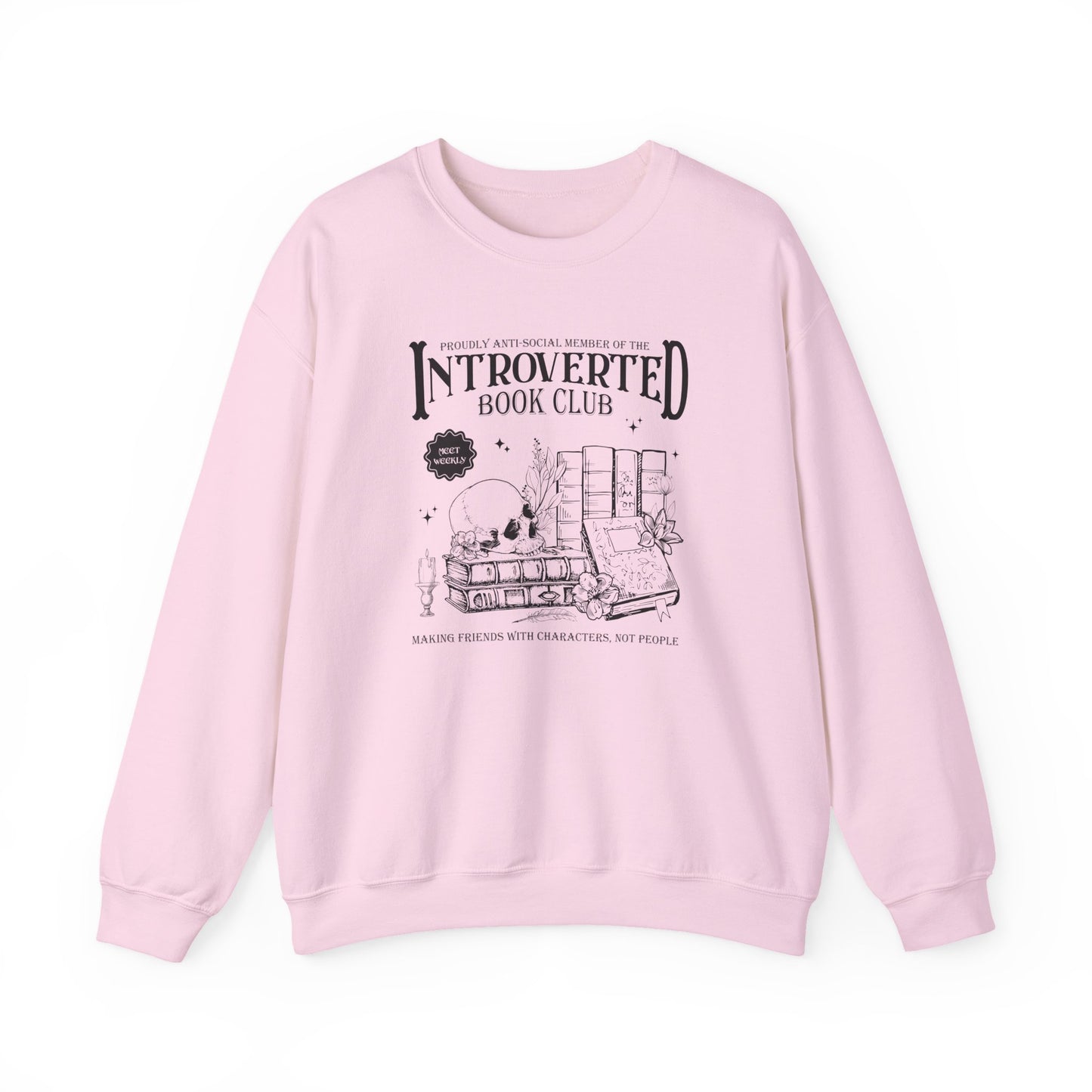 Introverted Book Club Crewneck Sweatshirt