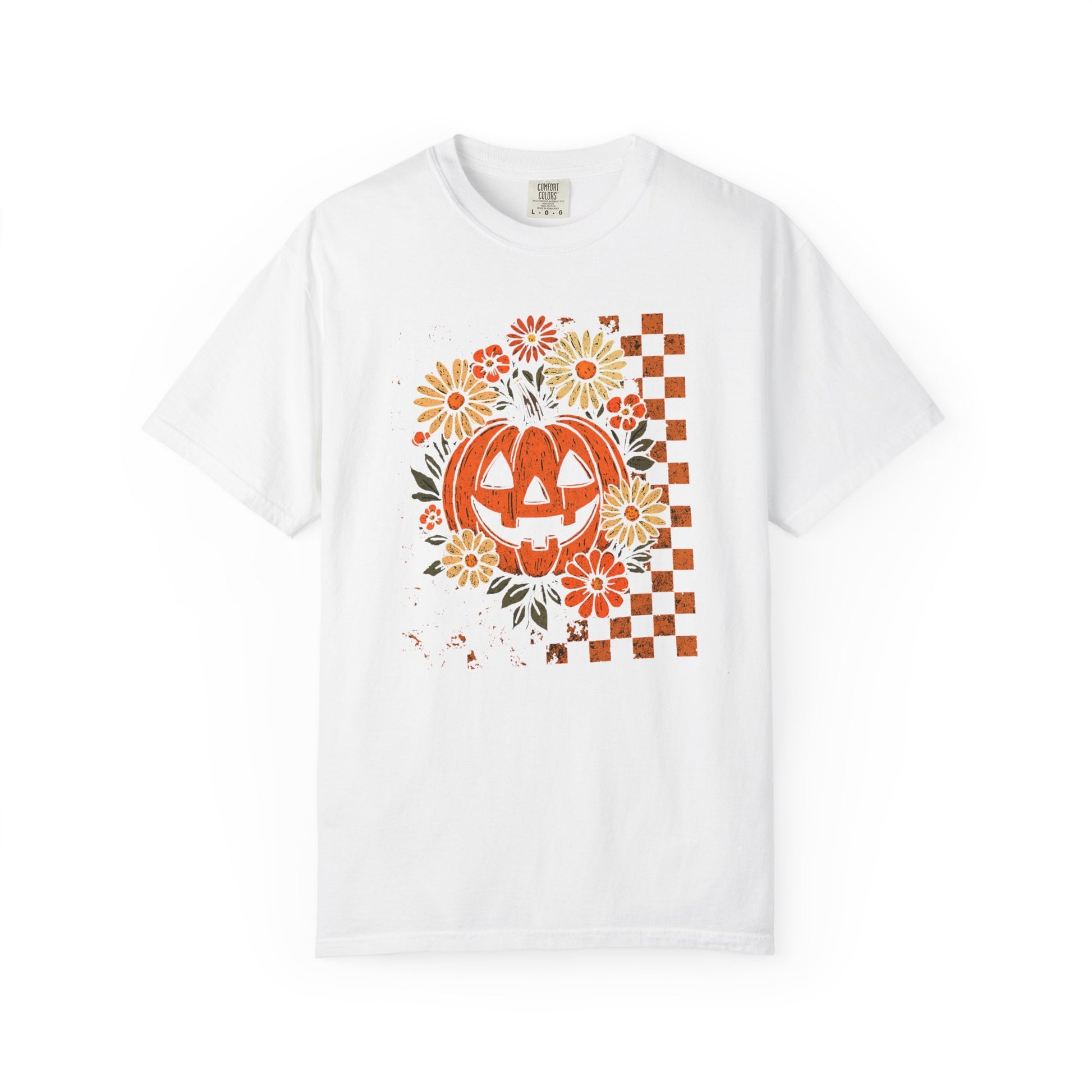 Pumpkin Floral Comfort Colors T-Shirt - Thespicyromancebookclub LLC