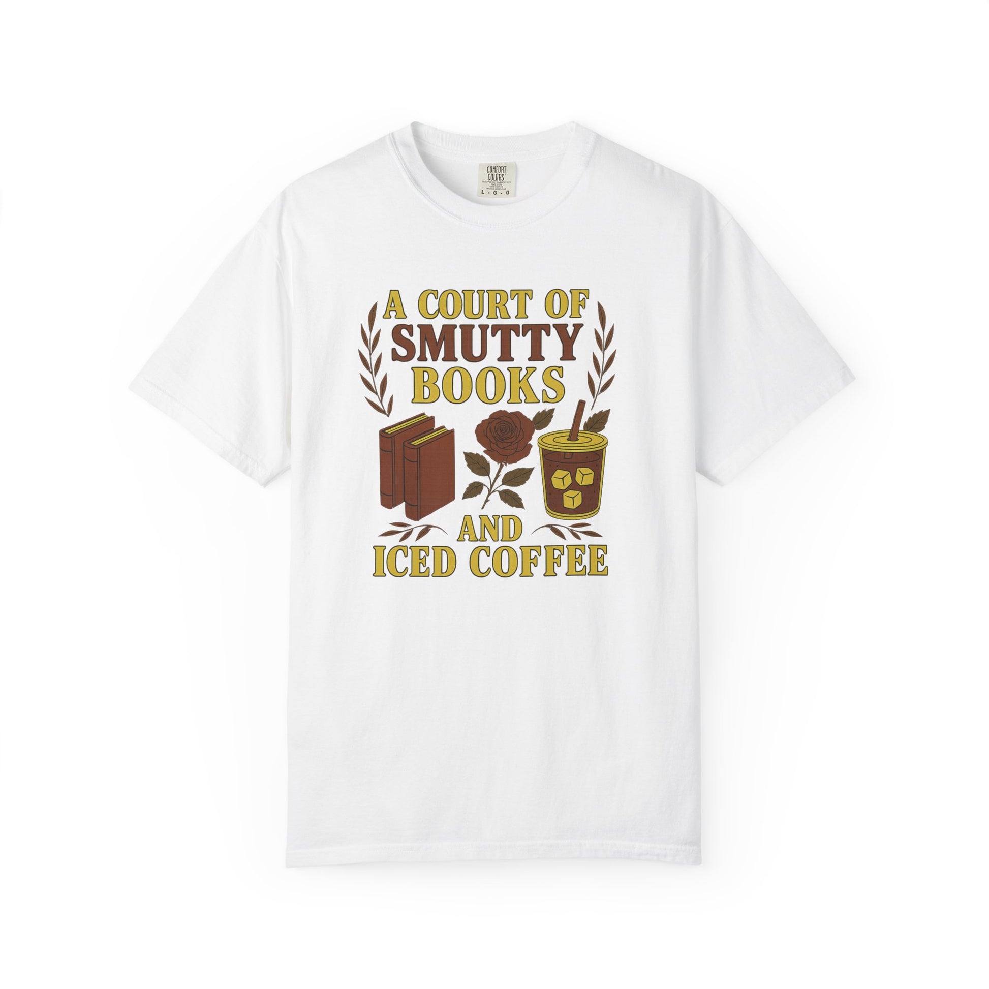 A Court Of Smutty Books And Iced Coffee T-shirt - Thespicyromancebookclub LLC
