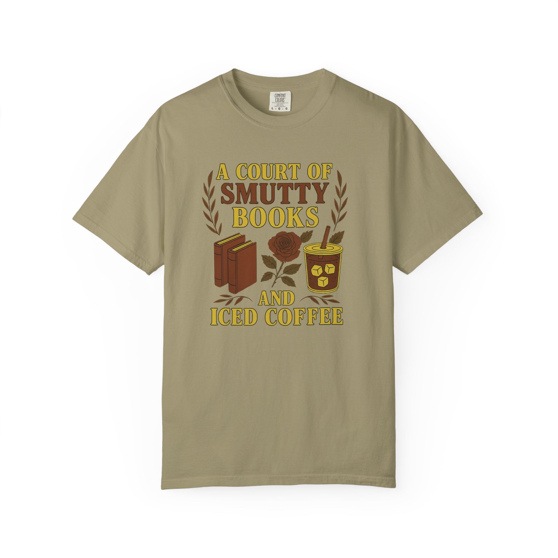 A Court Of Smutty Books And Iced Coffee T-shirt - Thespicyromancebookclub LLC