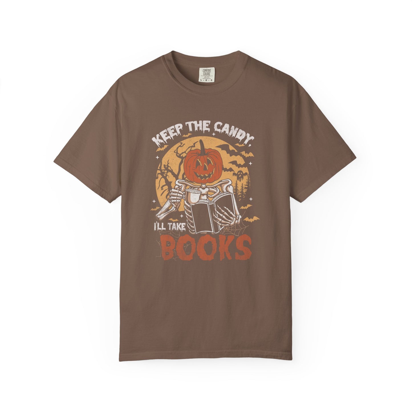 Keep The Candy I'll Take The Books Comfort T-Shirt - Thespicyromancebookclub LLC