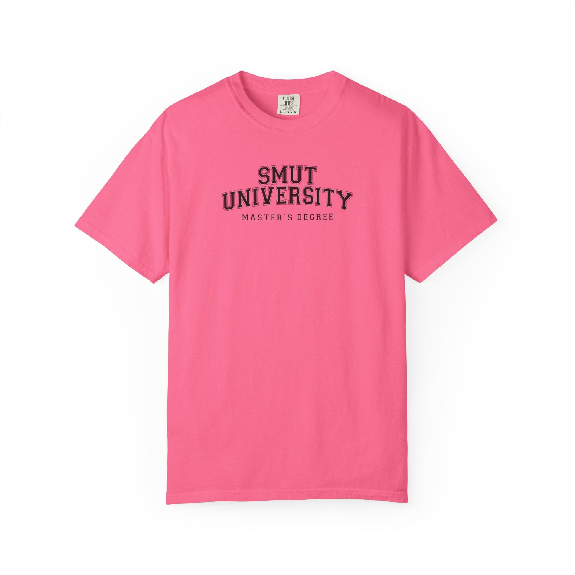 Smut University: Master’s Degree” Comfort Colors t-shirt - Thespicyromancebookclub LLC