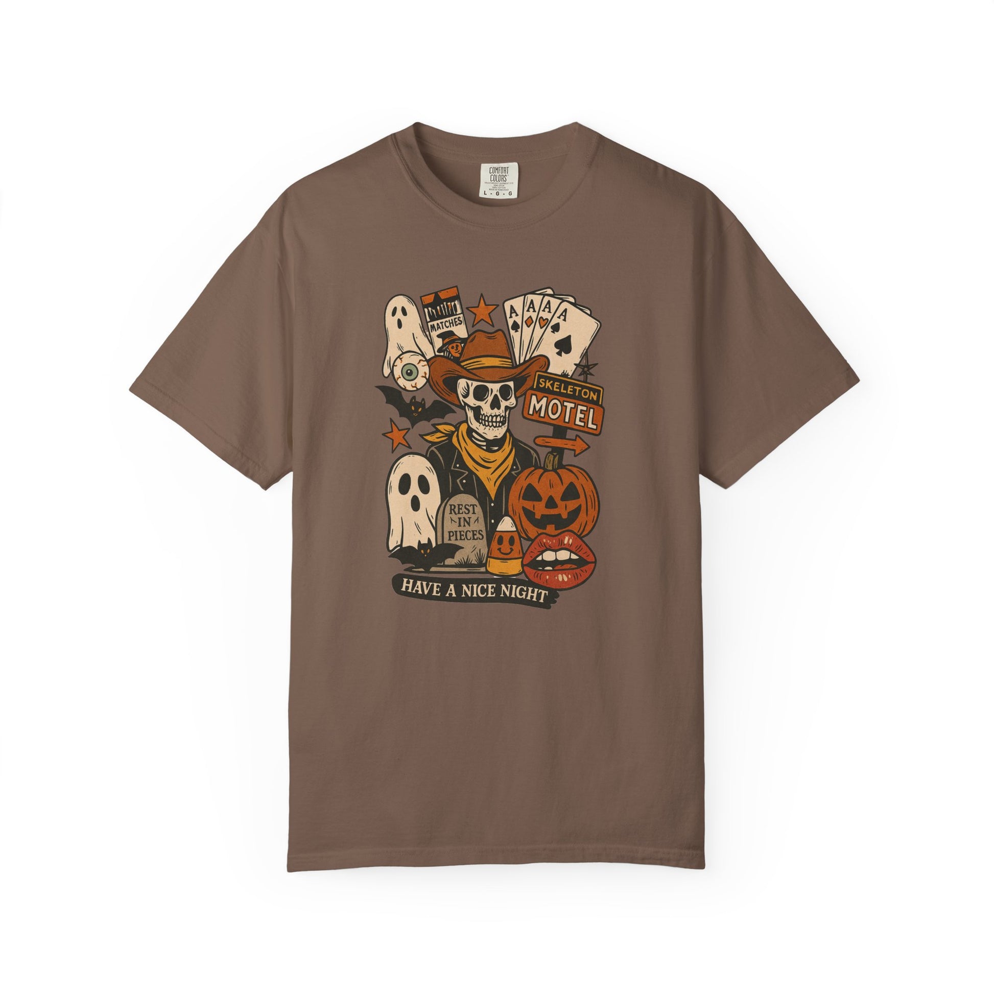 Halloween Motel Comfort Colors T-Shirt - Thespicyromancebookclub LLC