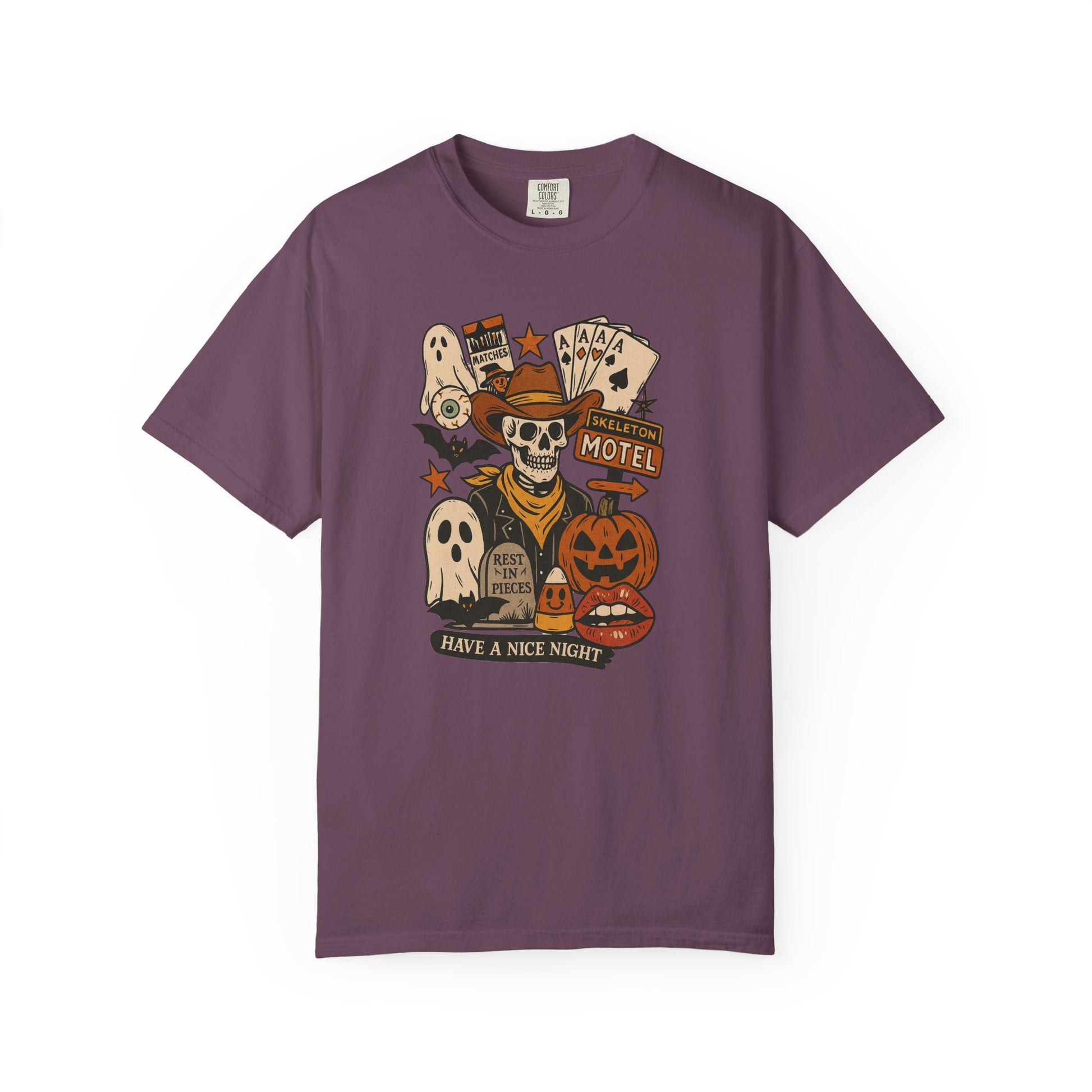 Halloween Motel Comfort Colors T-Shirt - Thespicyromancebookclub LLC