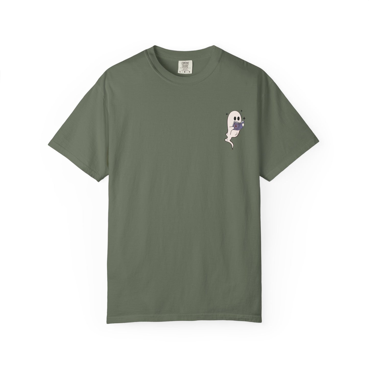 Bookish Ghost Comfort Colors T-shirt - Thespicyromancebookclub LLC