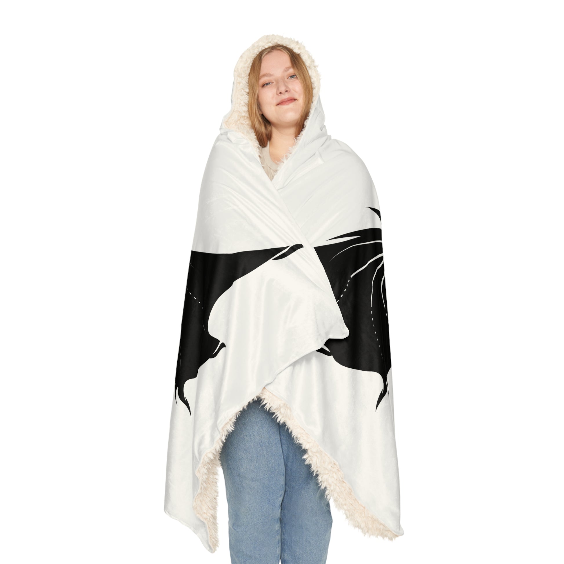 Wingspan Matters™ Hooded Snuggle Cloak - Thespicyromancebookclub LLC