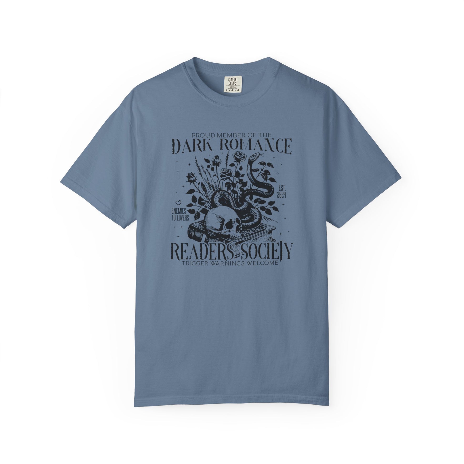 Dark Romance Readers Society Comfort Colors T-shirt - Thespicyromancebookclub LLC
