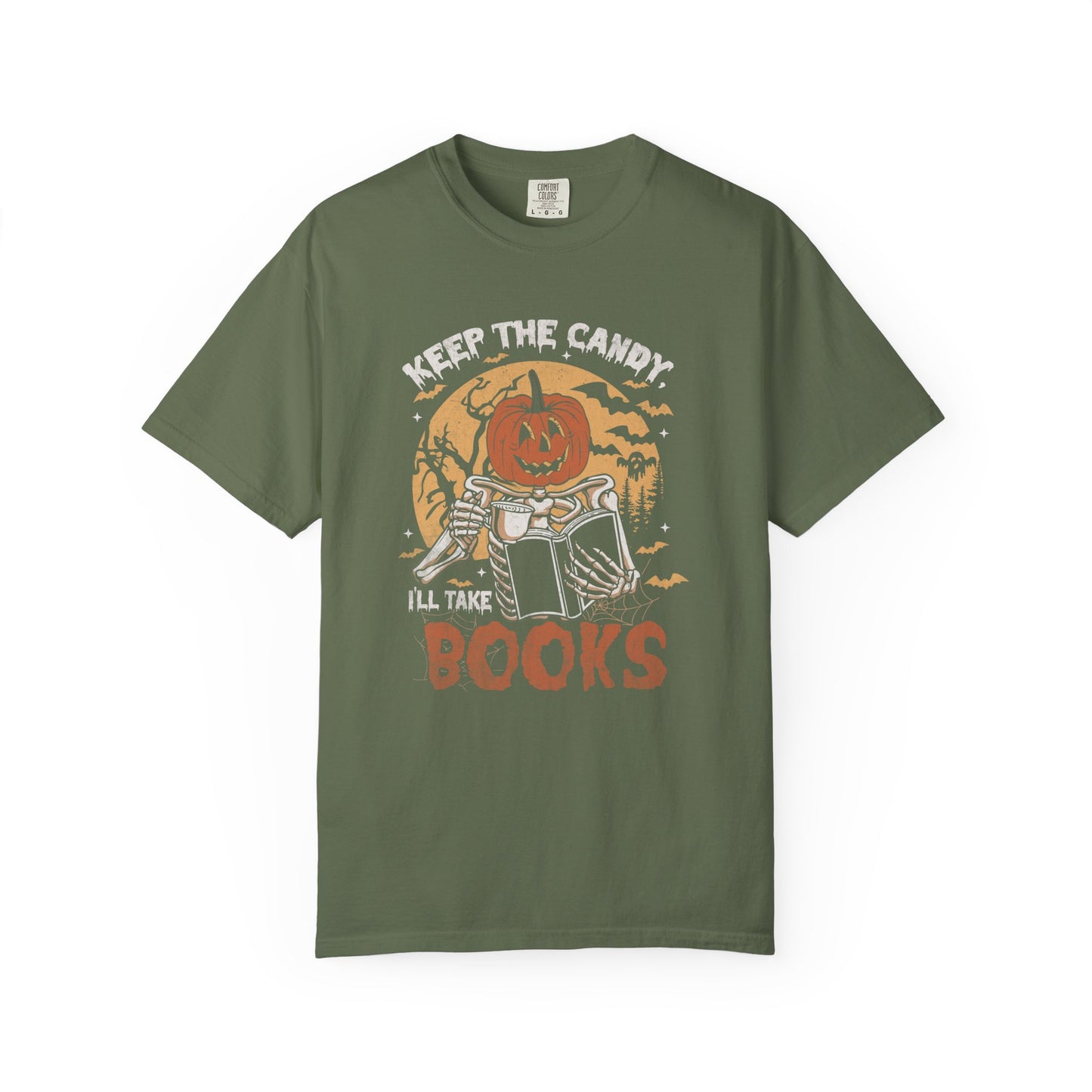 Keep The Candy I'll Take The Books Comfort T-Shirt - Thespicyromancebookclub LLC