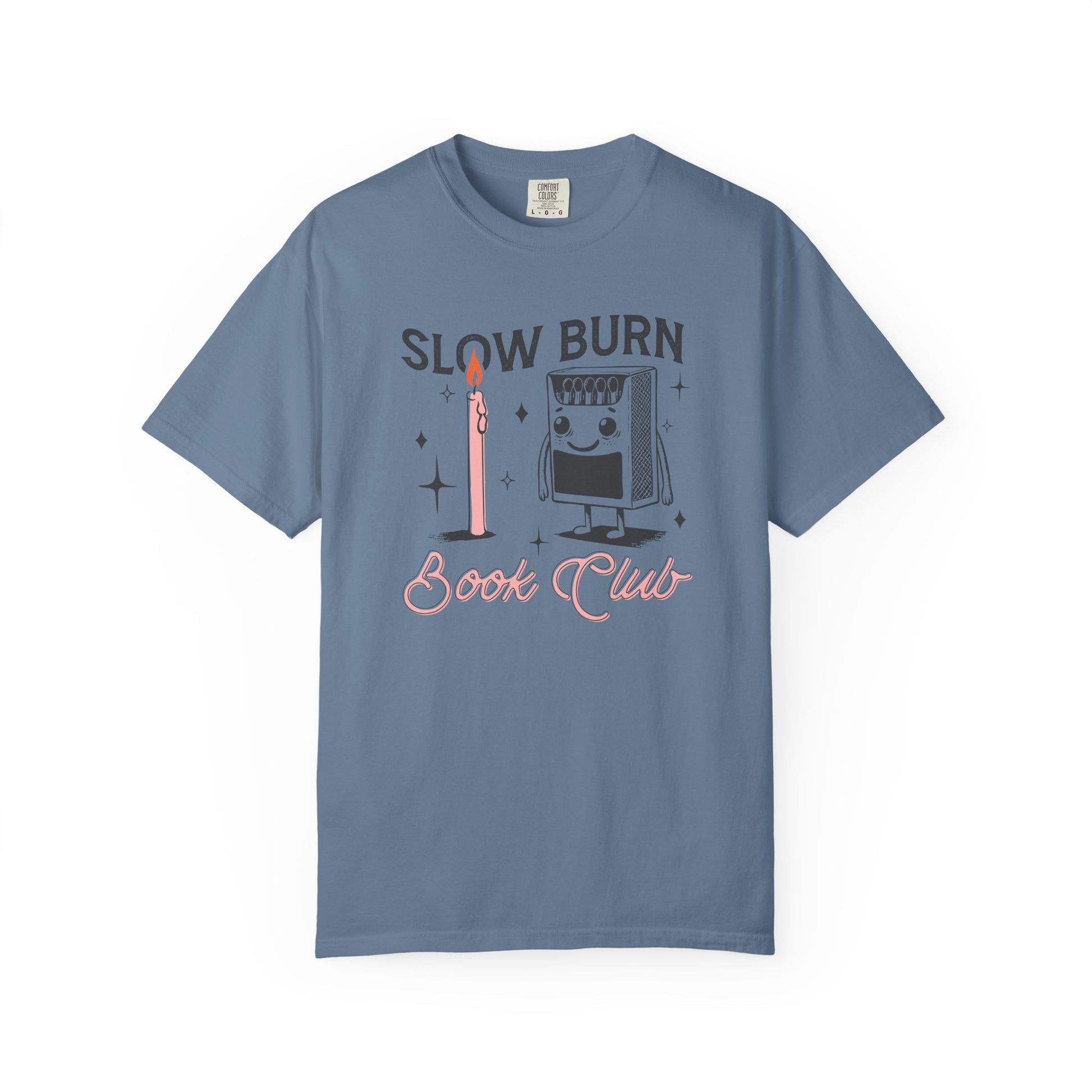 Slow Burn Book Club Comfort Colors T-Shirt - Thespicyromancebookclub LLC