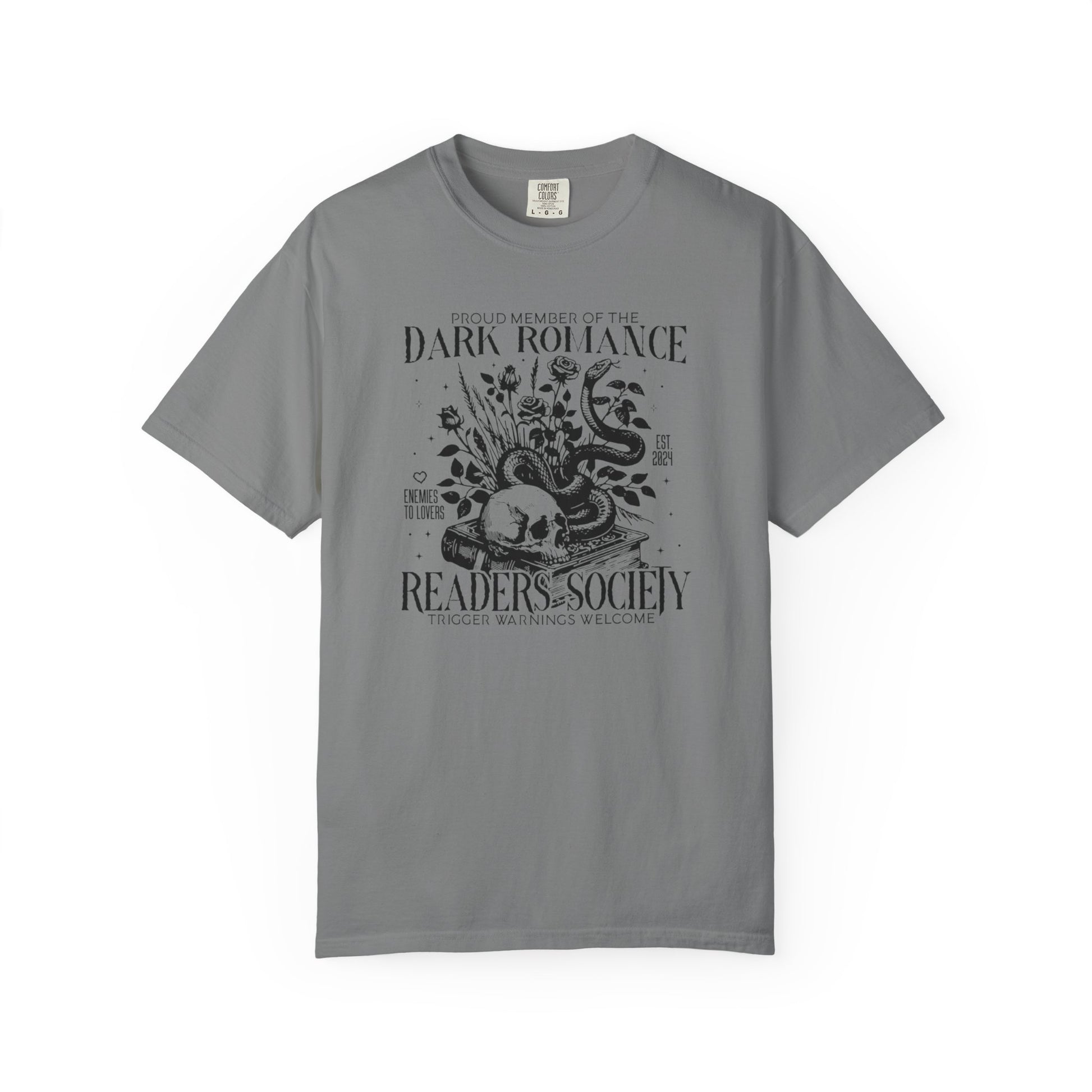 Dark Romance Readers Society Comfort Colors T-shirt - Thespicyromancebookclub LLC