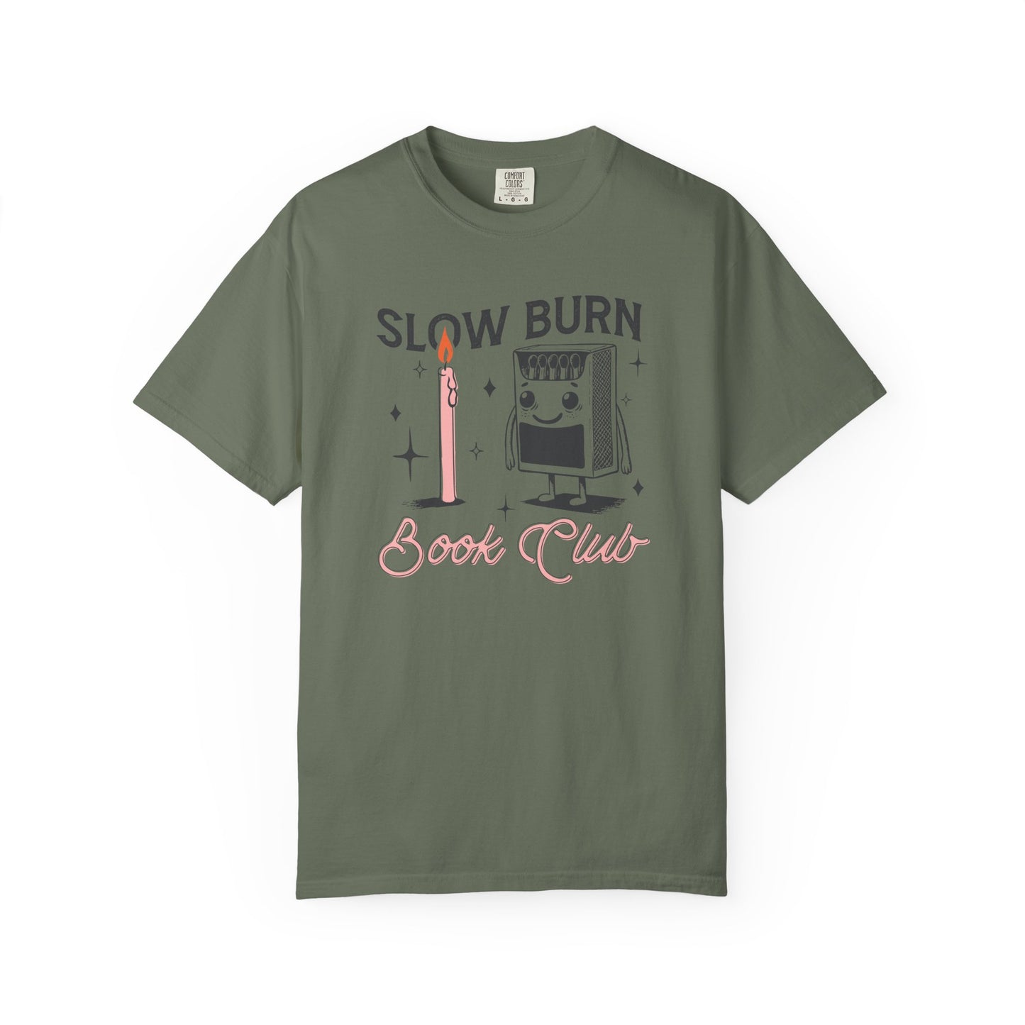 Slow Burn Book Club Comfort Colors T-Shirt - Thespicyromancebookclub LLC
