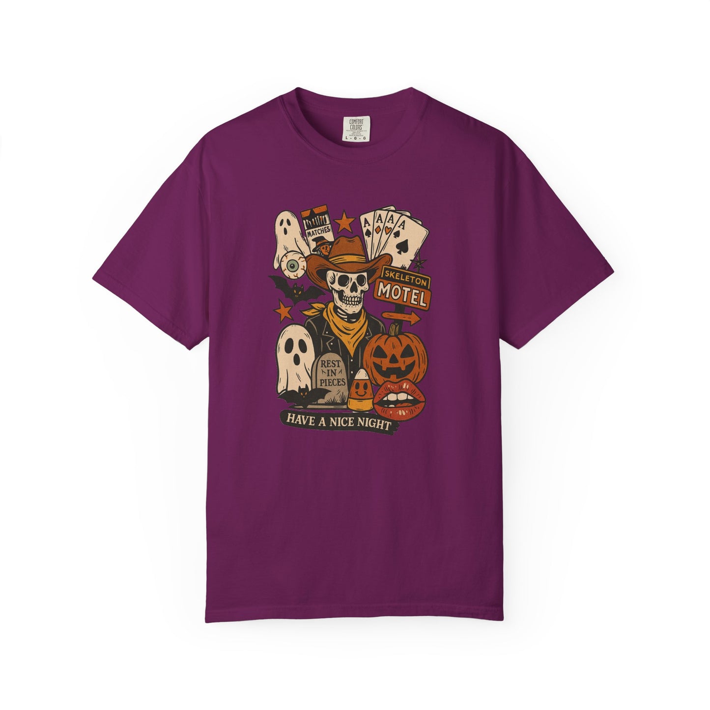 Halloween Motel Comfort Colors T-Shirt - Thespicyromancebookclub LLC