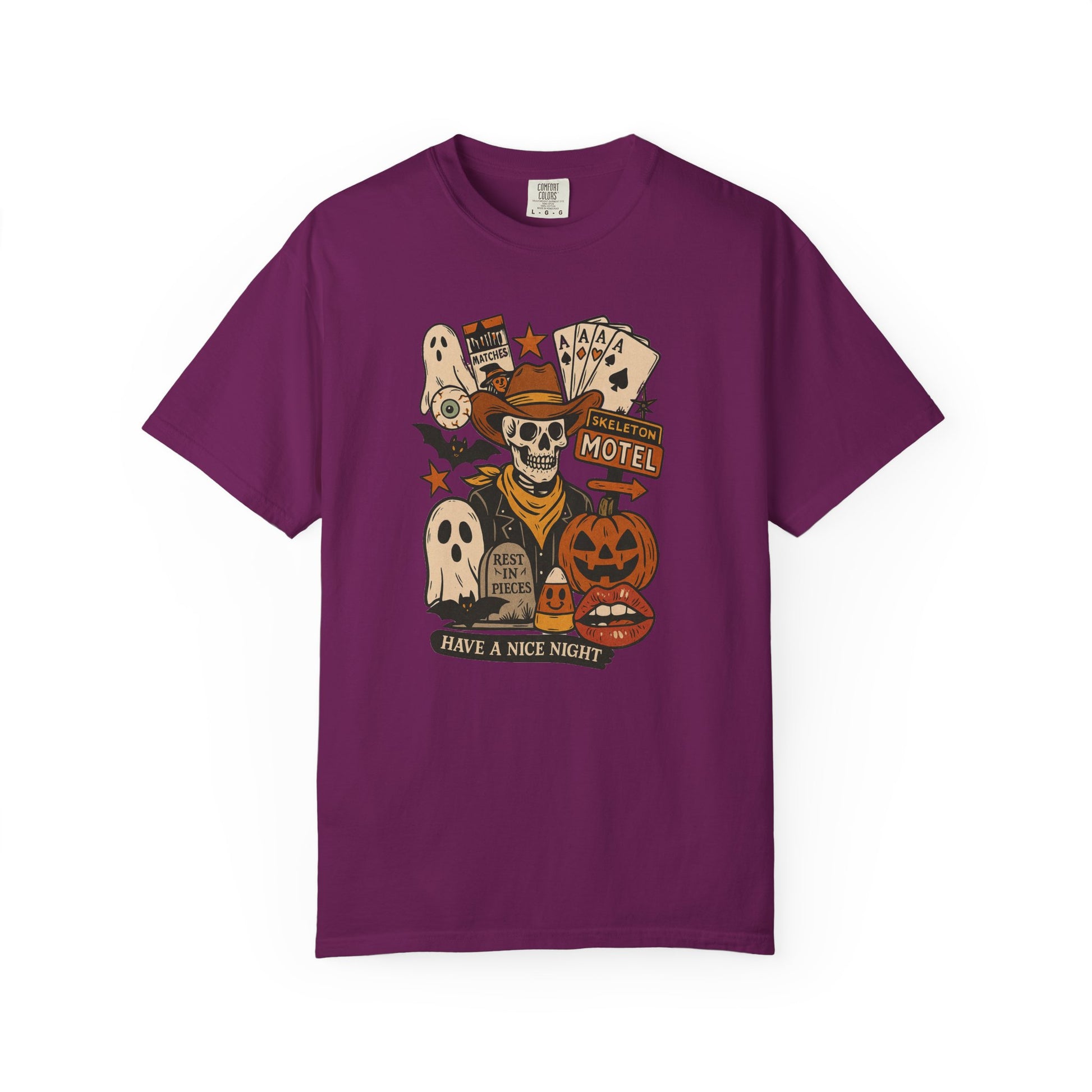 Halloween Motel Comfort Colors T-Shirt - Thespicyromancebookclub LLC