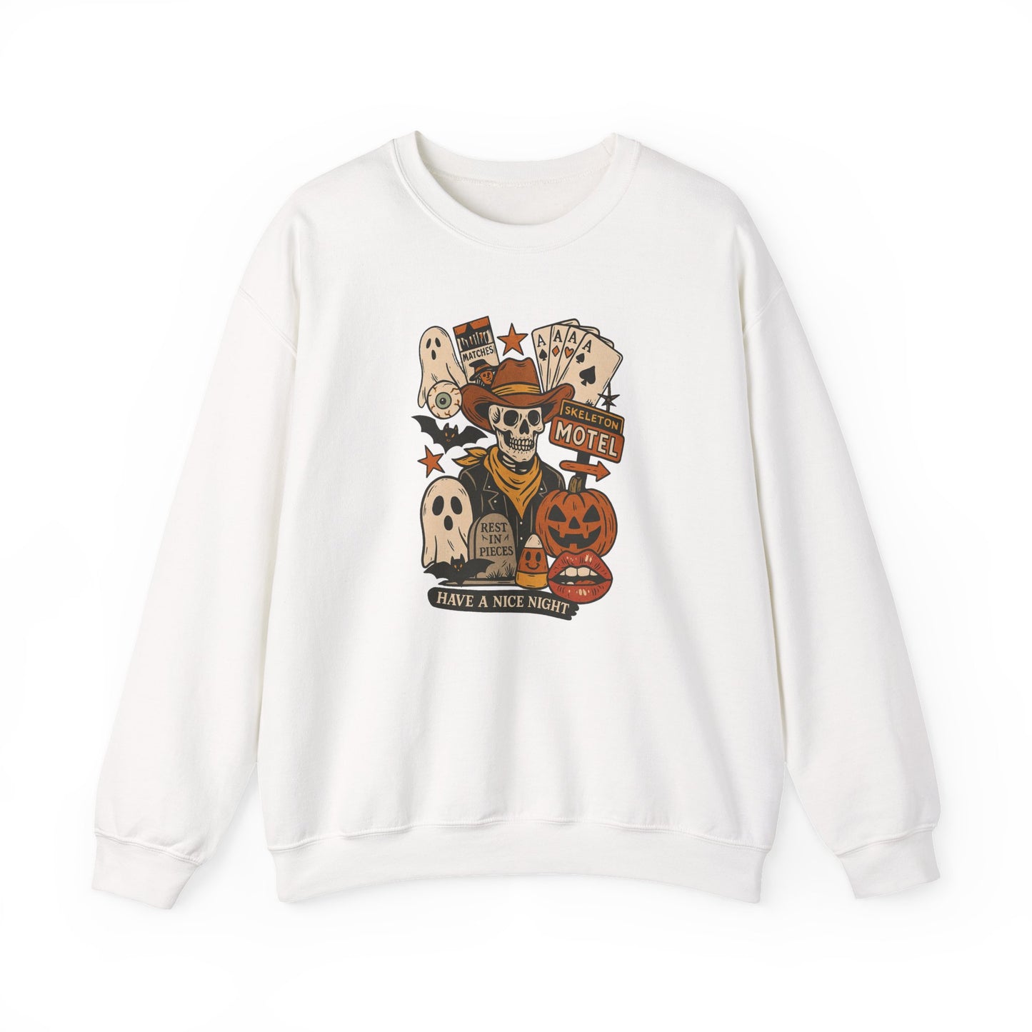 Halloween Motel Sweatshirt - Thespicyromancebookclub LLC