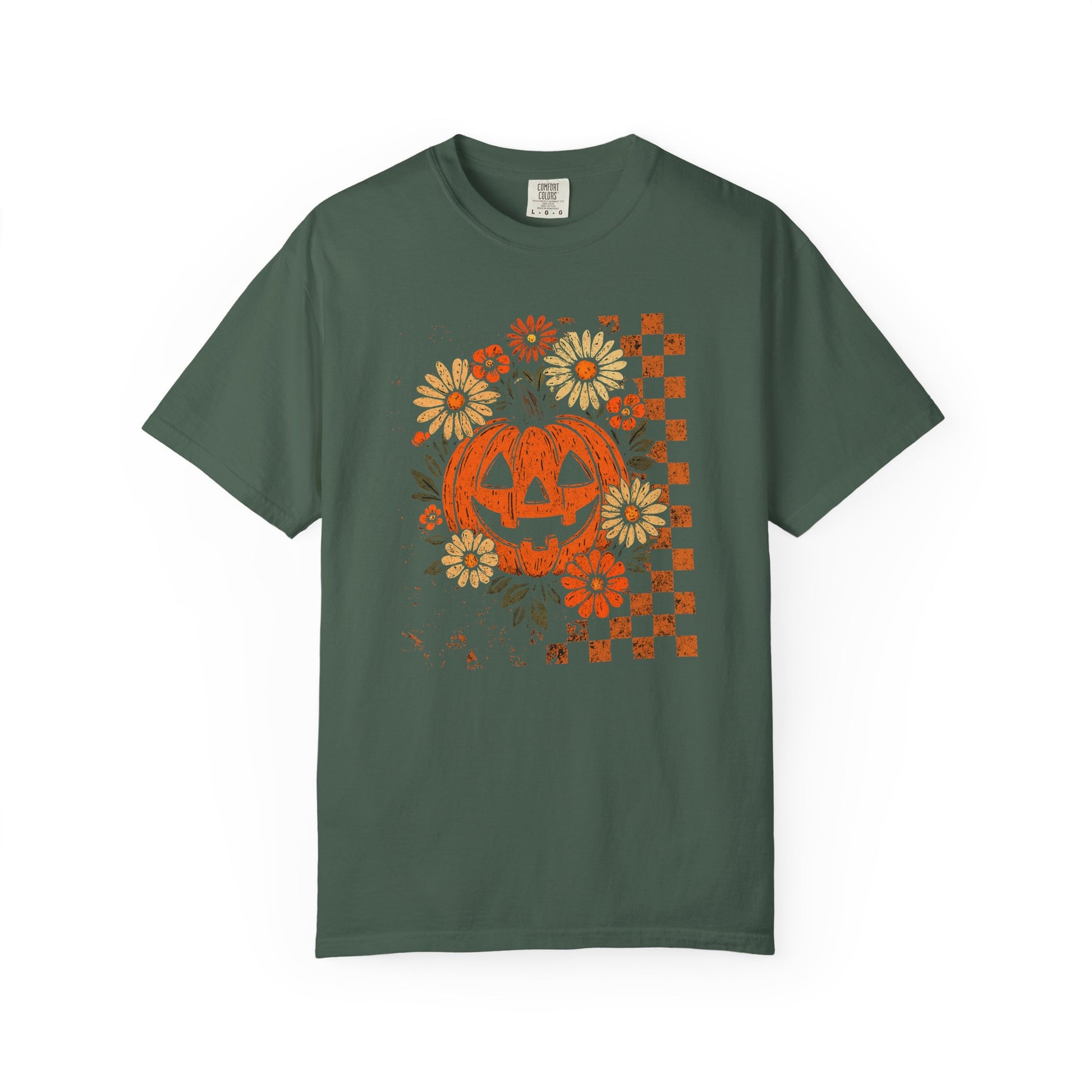 Pumpkin Floral Comfort Colors T-Shirt - Thespicyromancebookclub LLC