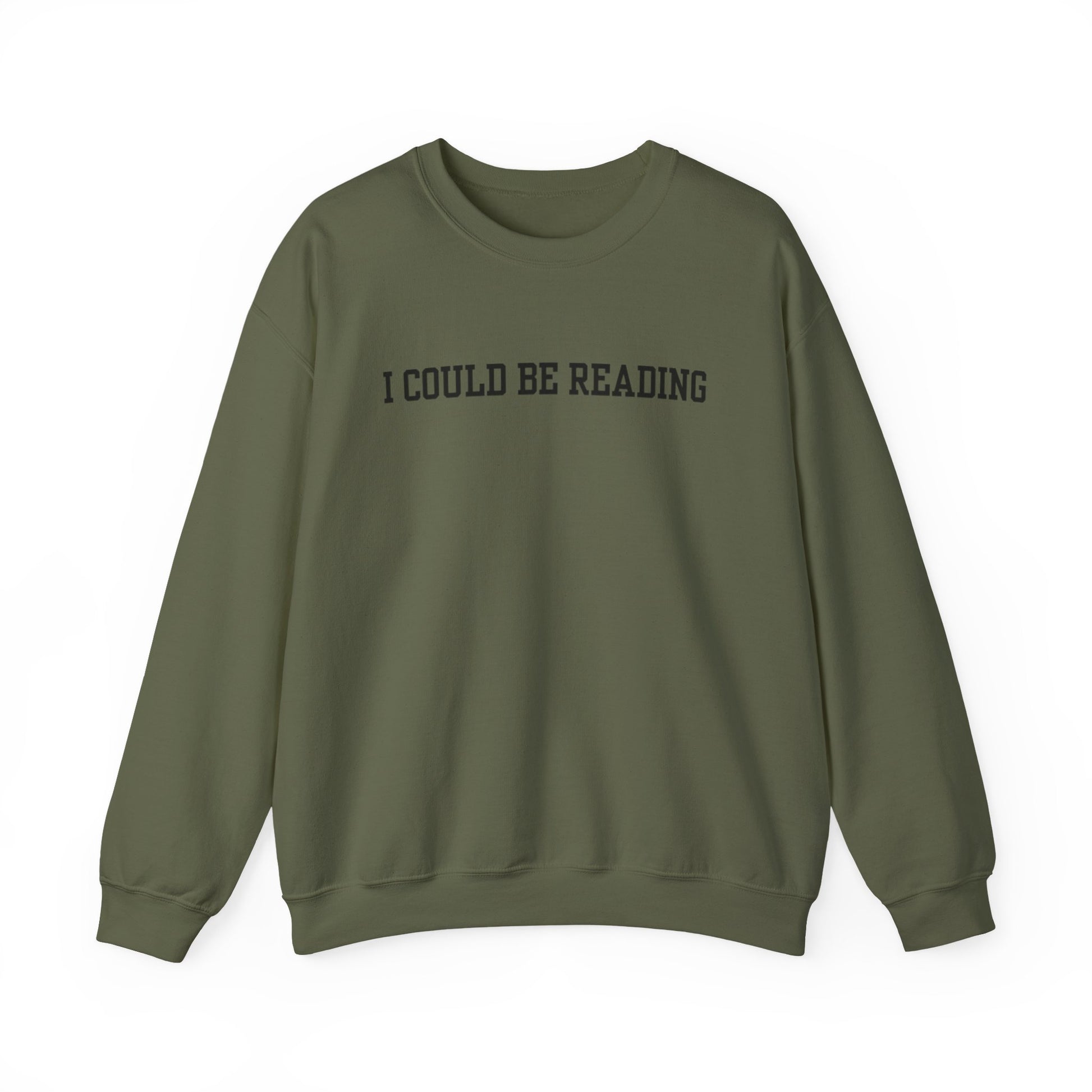 I Could Be Reading Crewneck Sweatshirt - Thespicyromancebookclub LLC
