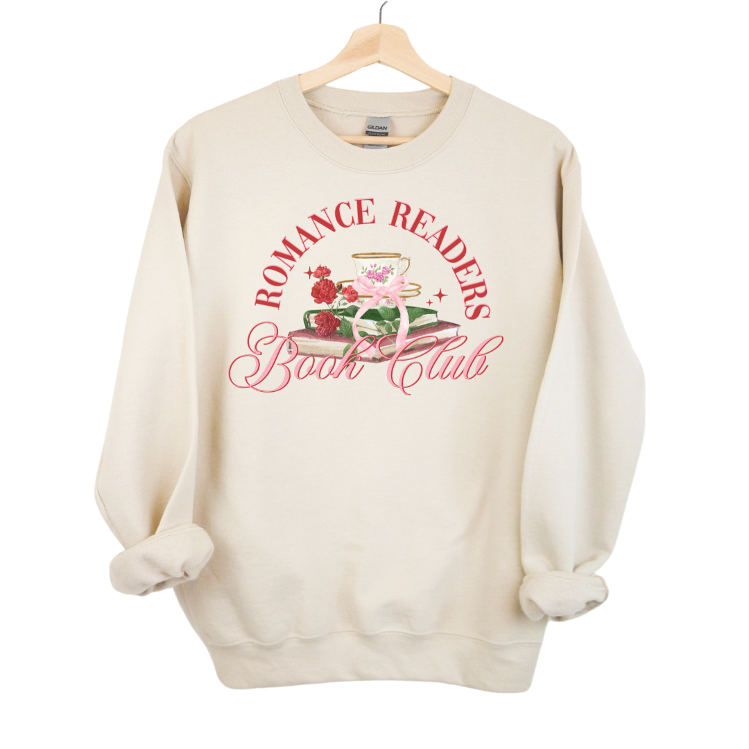 The Romance Reader Book Club Sweatshirt - Thespicyromancebookclub LLC