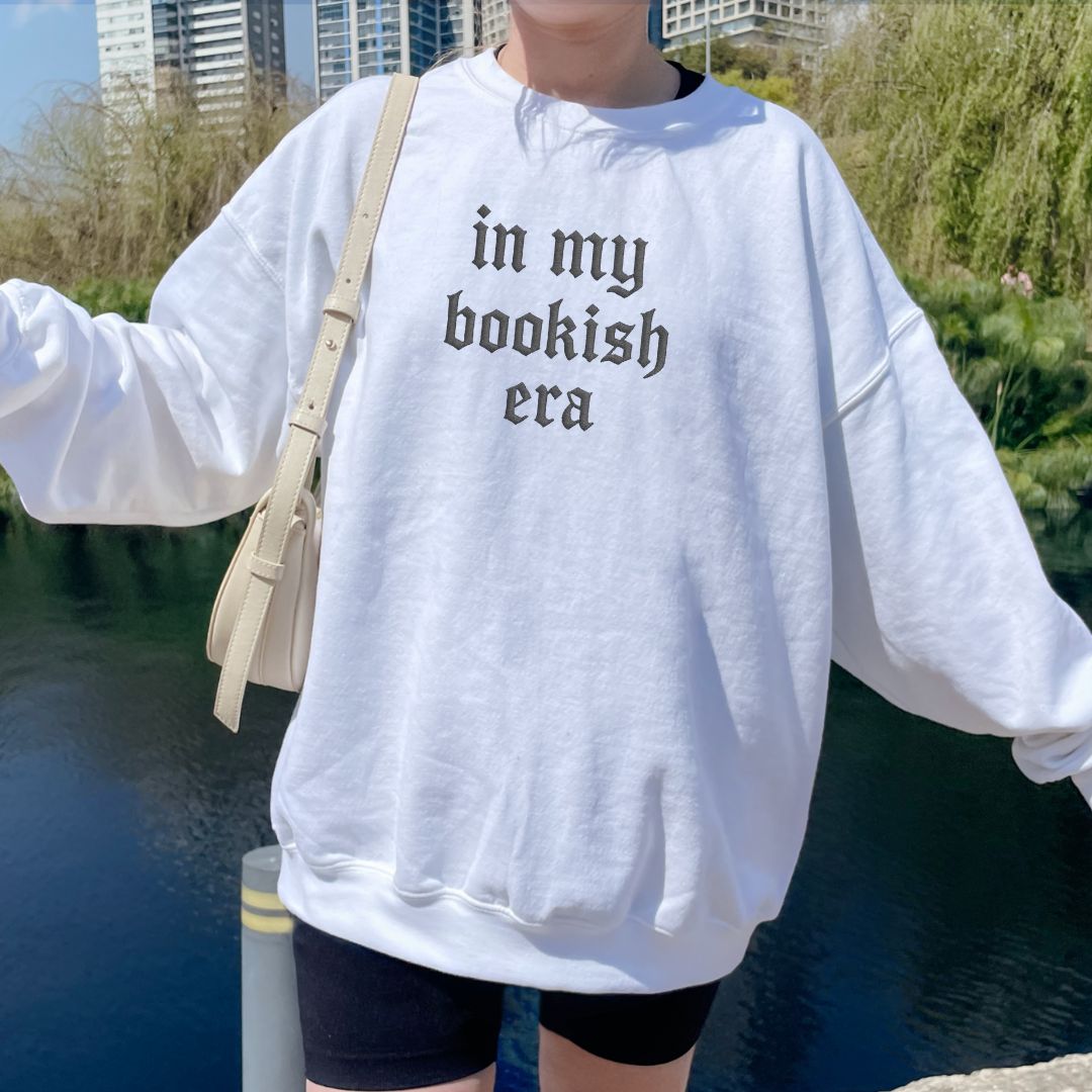 Embroidered In My Bookish Era Sweatshirt