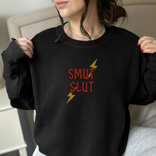 Smut Slut Crewneck Sweatshirt - Thespicyromancebookclub LLC