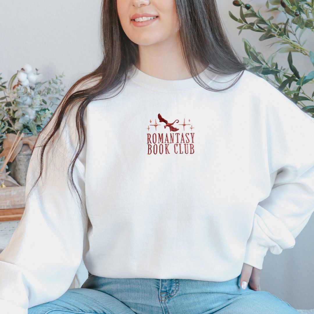 Romantasy Book Club Embroidered Sweatshirt