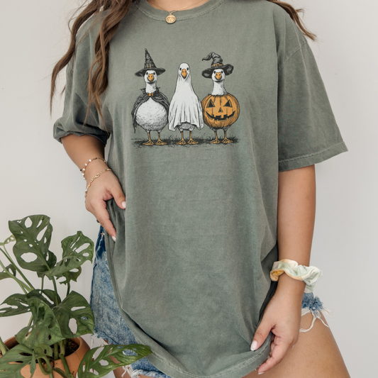 Spooky Goose Gang Comfort Color T-Shirt