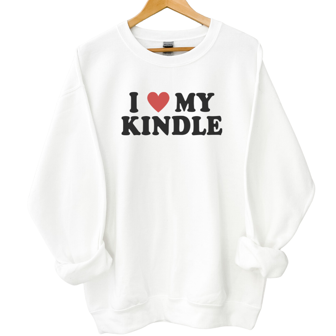 I Heart My Kindle Sweatshirt - Thespicyromancebookclub LLC
