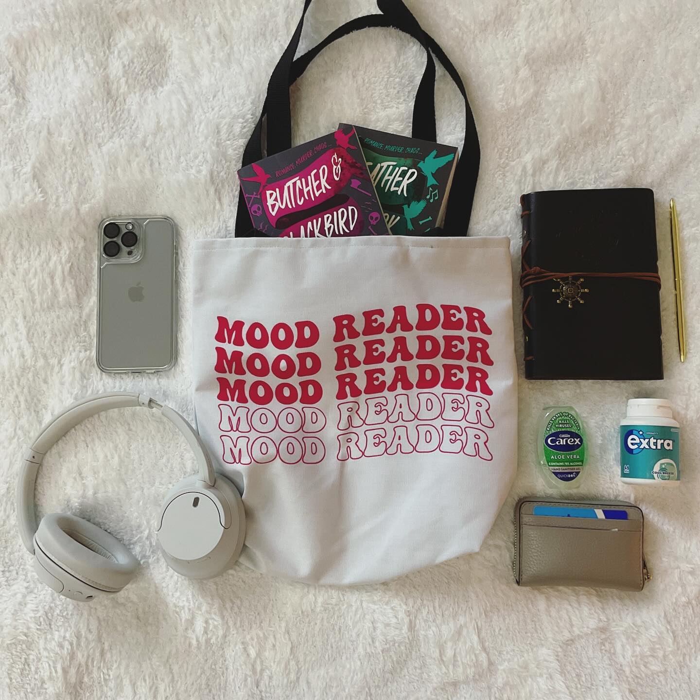 Mood Reader Large Tote Bag - Thespicyromancebookclub LLC