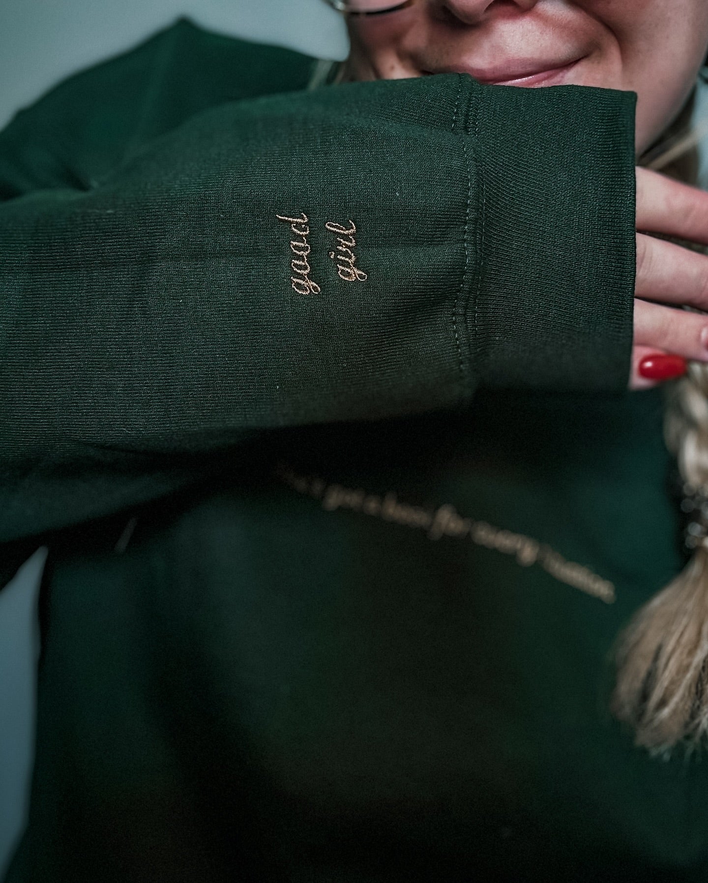 She's Got a book For every Situation Embroidered Sweatshirt - Thespicyromancebookclub LLC