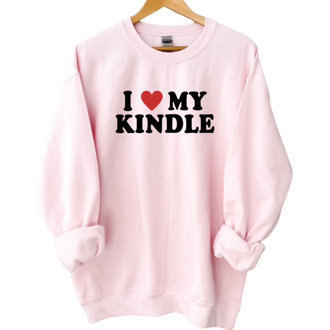 I Heart My Kindle Sweatshirt - Thespicyromancebookclub LLC
