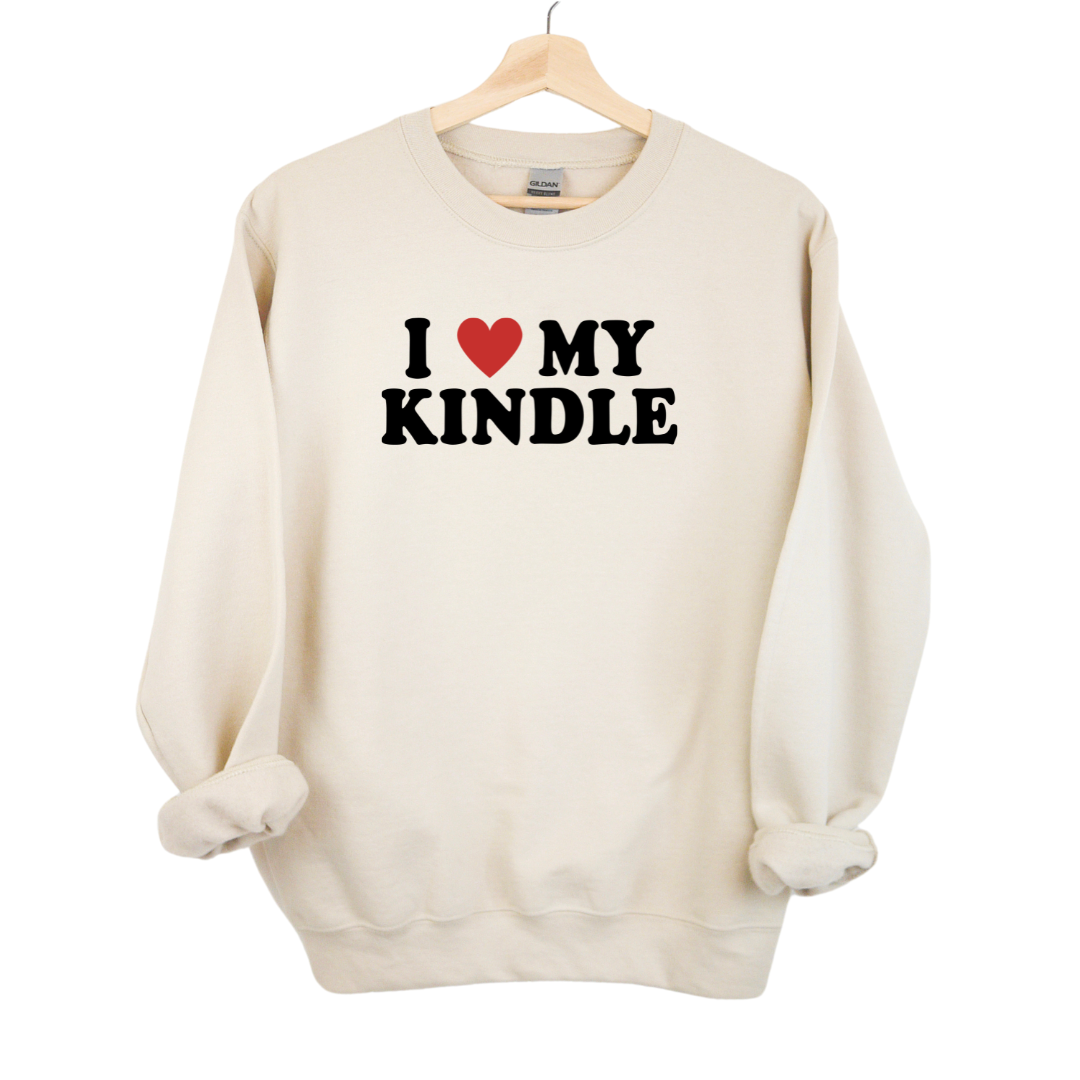 I Heart My Kindle Sweatshirt - Thespicyromancebookclub LLC