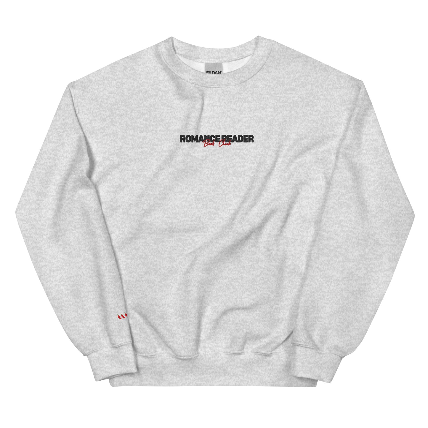 Romance Reader Embroidered Sweatshirt - Thespicyromancebookclub LLC
