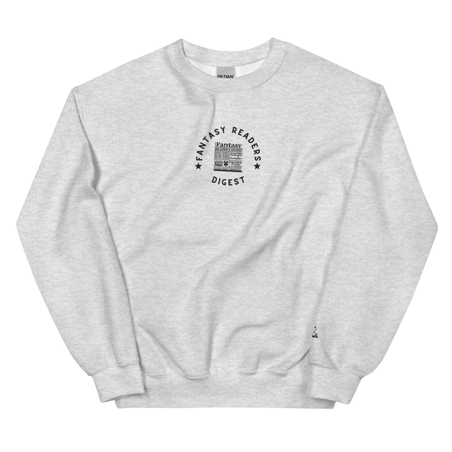 Fantasy Reader’s Digest – Embroidered Crewneck Sweatshirt - Thespicyromancebookclub LLC