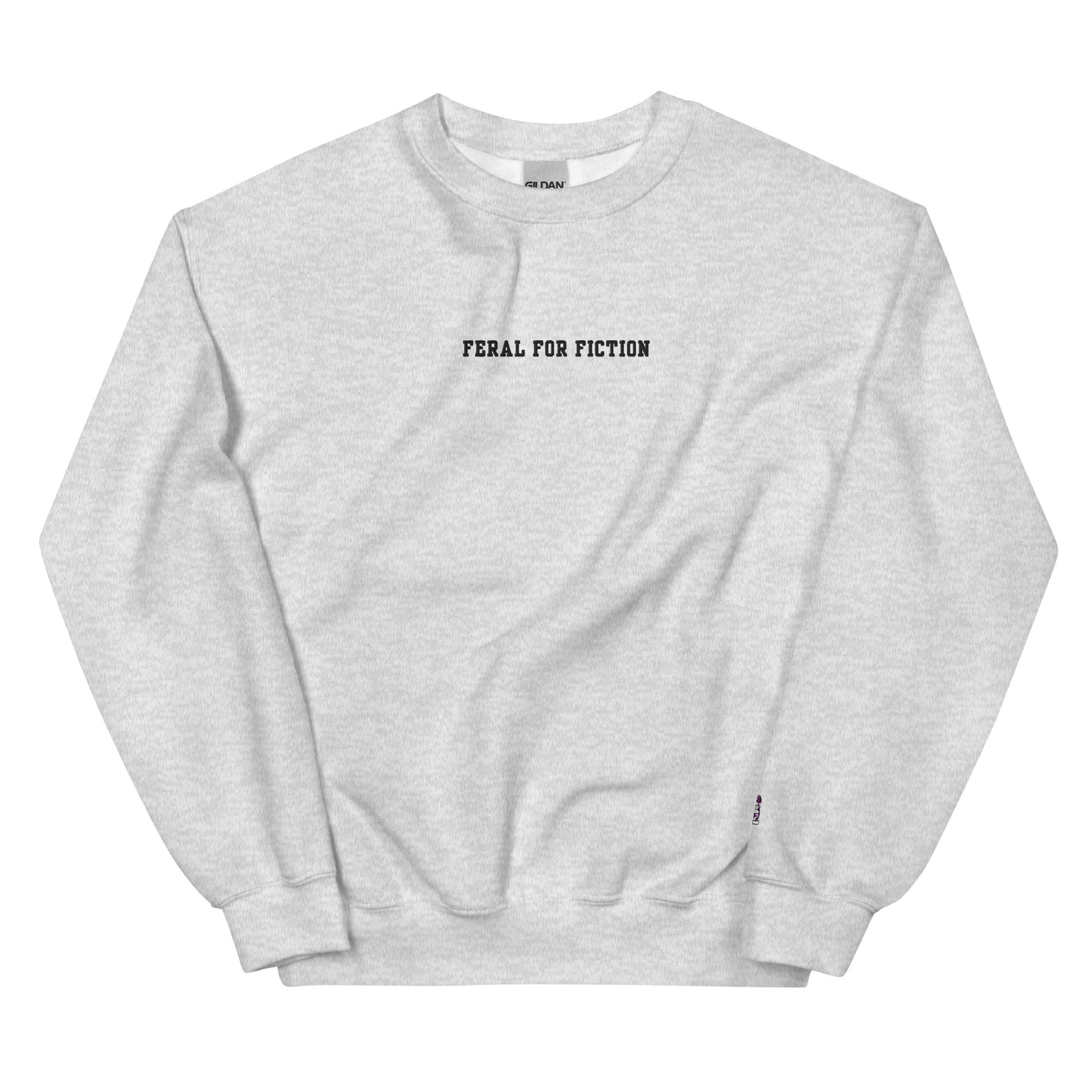 Feral For Fiction Embroidered Sweatshirt - Thespicyromancebookclub LLC