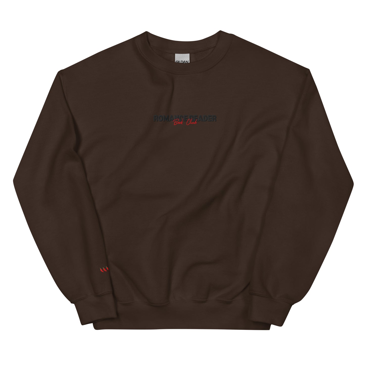 Romance Reader Embroidered Sweatshirt - Thespicyromancebookclub LLC