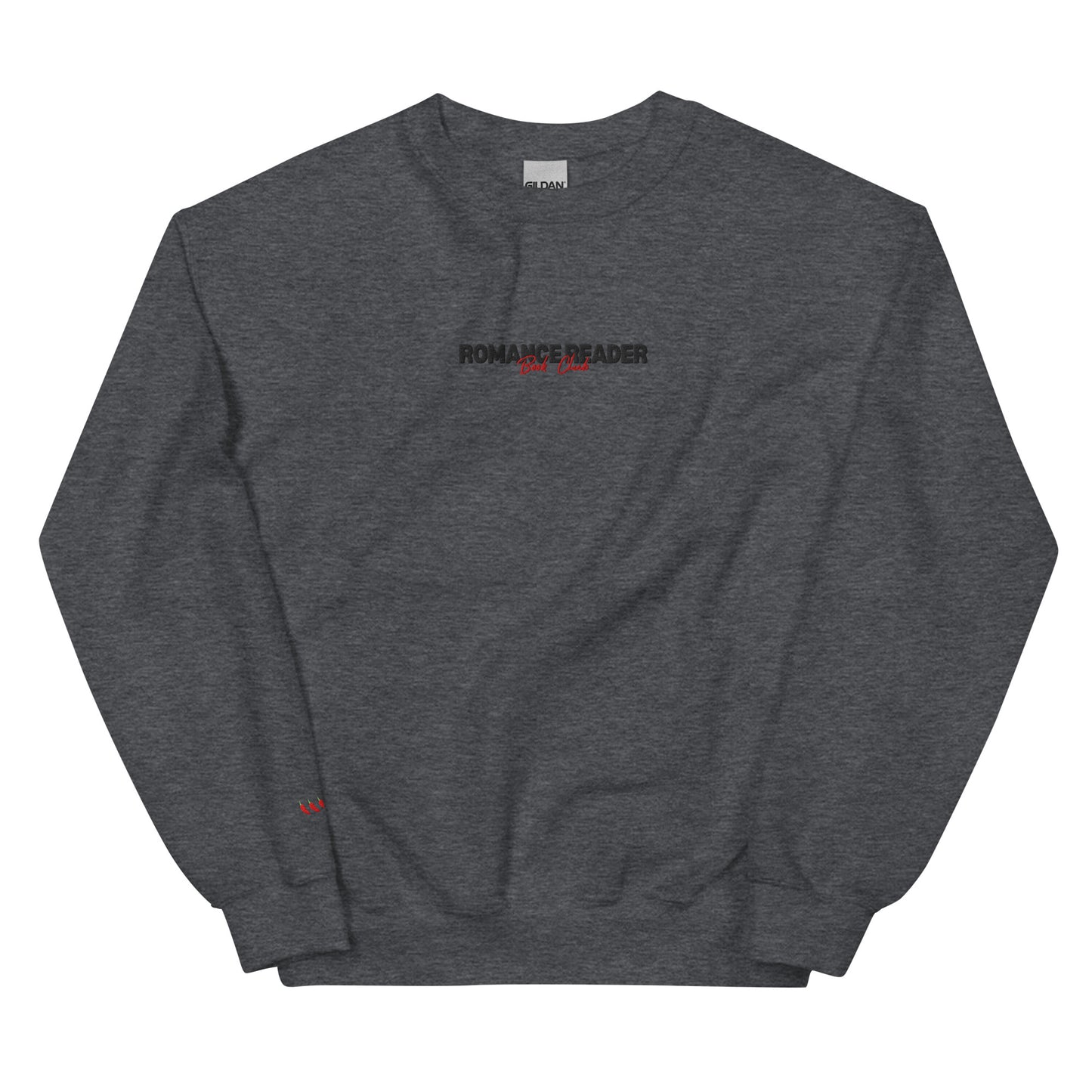 Romance Reader Embroidered Sweatshirt - Thespicyromancebookclub LLC