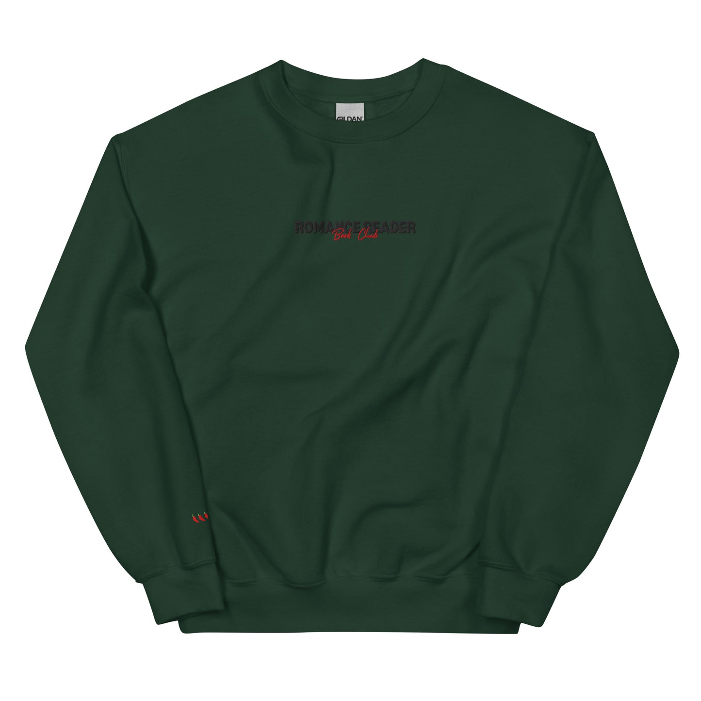 Romance Reader Embroidered Sweatshirt - Thespicyromancebookclub LLC