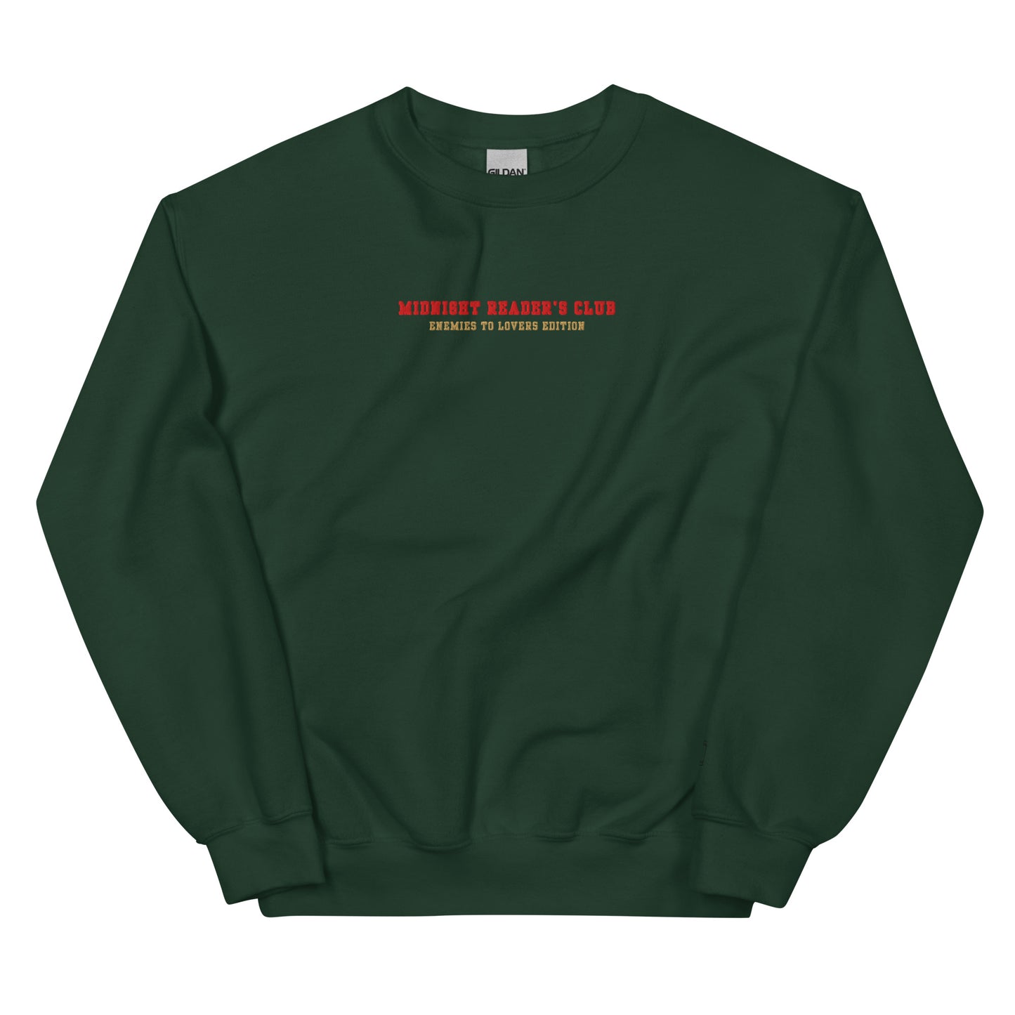 Midnight Readers Club – Enemies to Lovers Edition (Embroidered Crewneck Sweatshirt) - Thespicyromancebookclub LLC