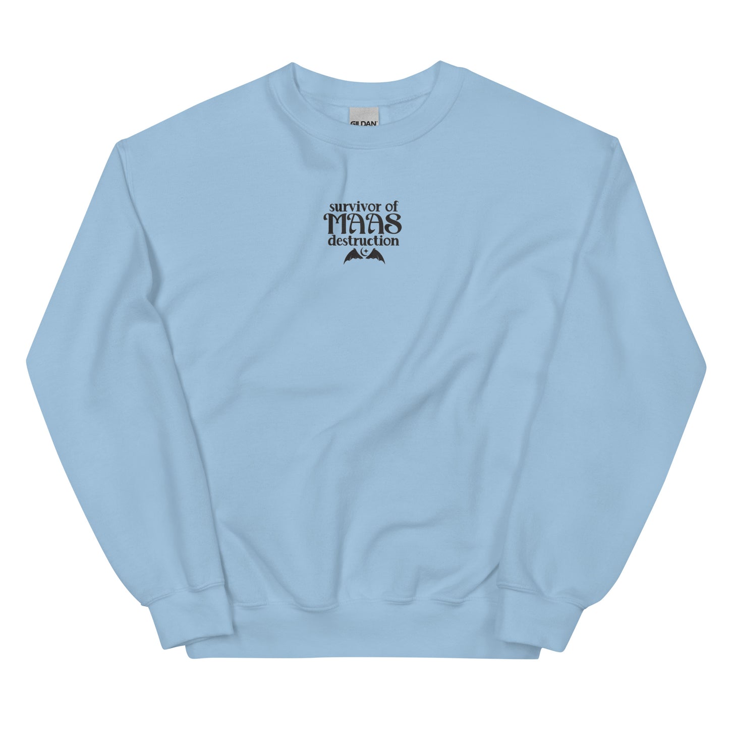 Survivor of Maas Destruction Embroidered Sweatshirt - Thespicyromancebookclub LLC