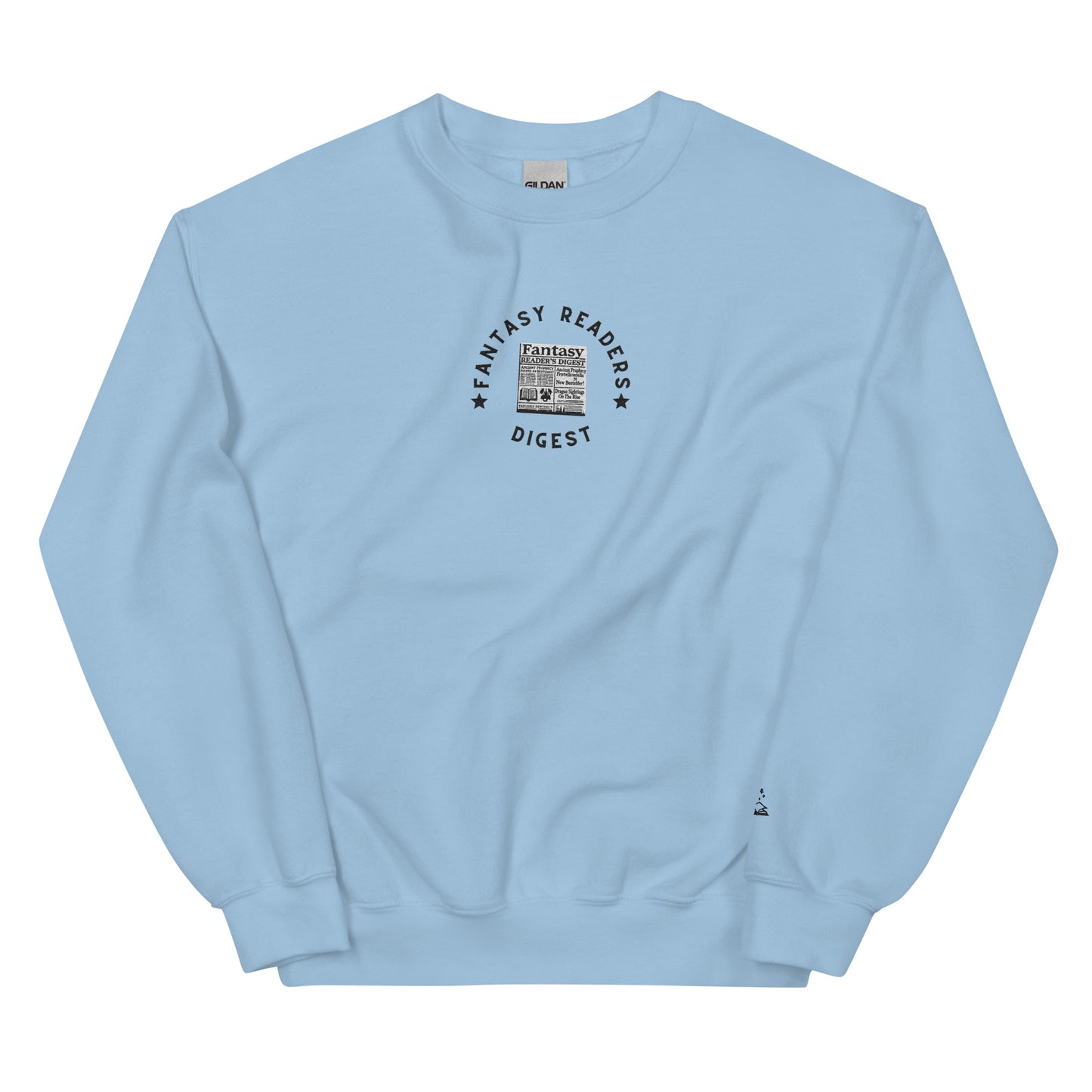 Fantasy Reader’s Digest – Embroidered Crewneck Sweatshirt - Thespicyromancebookclub LLC