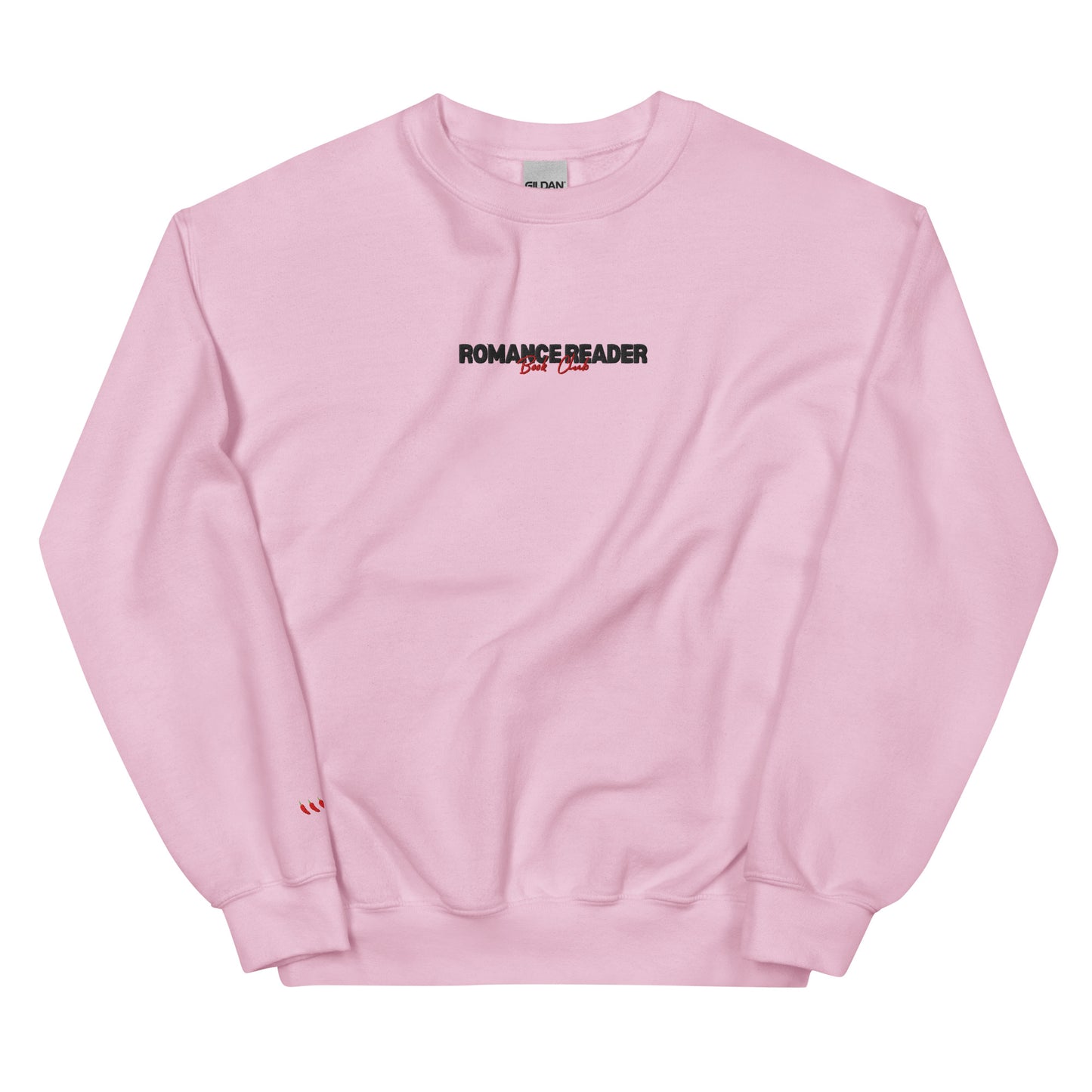 Romance Reader Embroidered Sweatshirt - Thespicyromancebookclub LLC