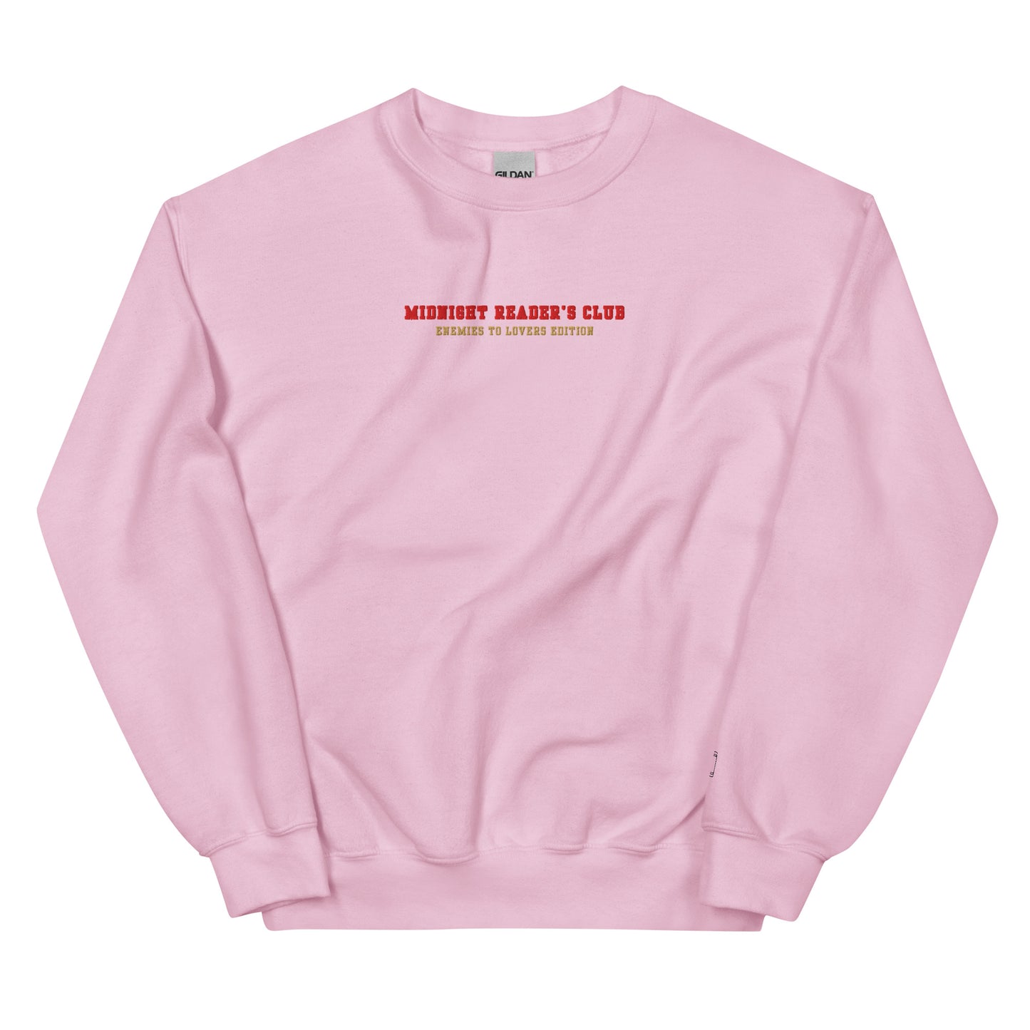 Midnight Readers Club – Enemies to Lovers Edition (Embroidered Crewneck Sweatshirt) - Thespicyromancebookclub LLC
