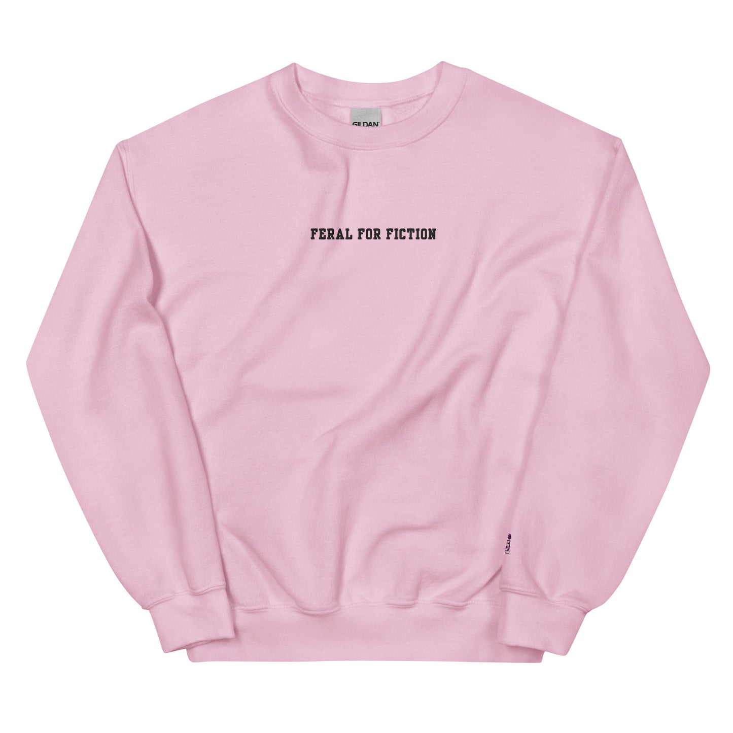 Feral For Fiction Embroidered Sweatshirt - Thespicyromancebookclub LLC