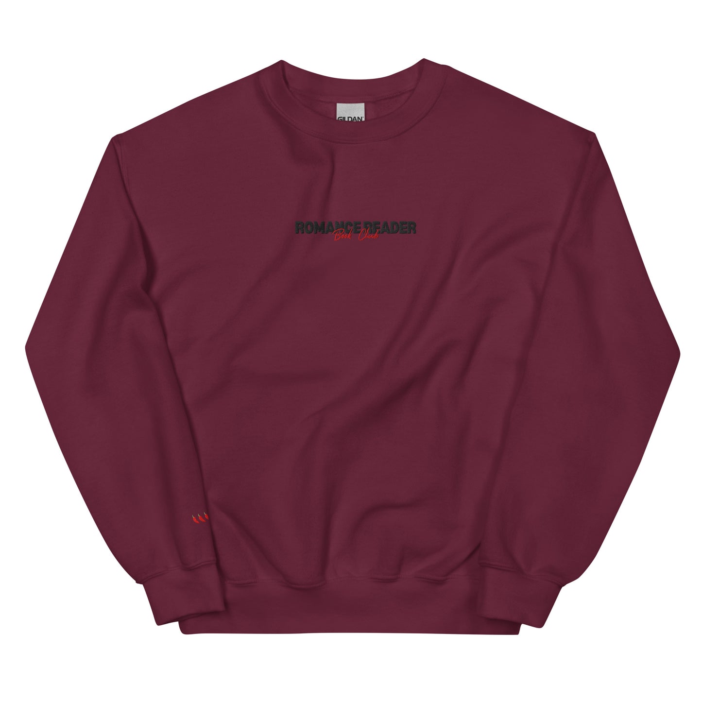 Romance Reader Embroidered Sweatshirt - Thespicyromancebookclub LLC