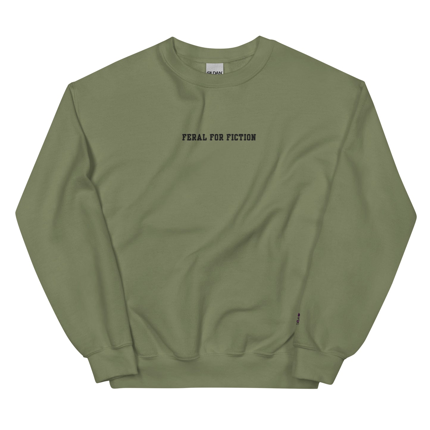 Feral For Fiction Embroidered Sweatshirt - Thespicyromancebookclub LLC